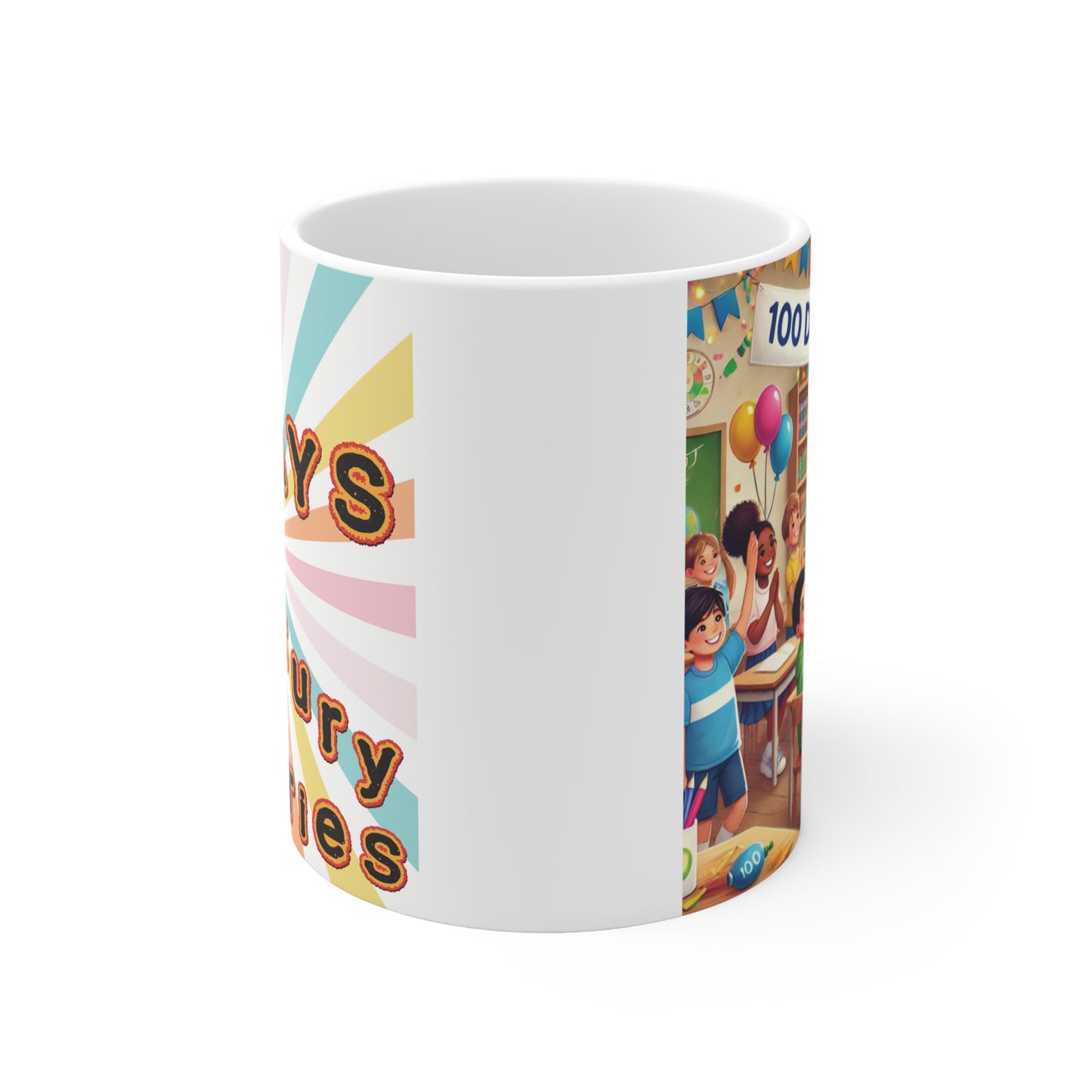 100 Days of School Celebration 11oz Mug - Century of Memories