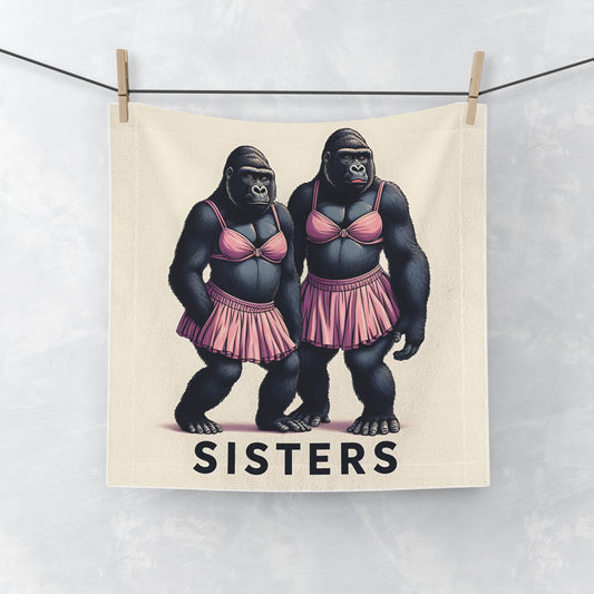 Celebrate the unbreakable bond of sisterhood with our "Forever Sisters" Gorilla Face Towel, adding a touch of fun and whimsy to your bathroom decor. It’s ideal for daily use, at home, the gym, or while traveling. Ideal gift for sisters, friends, or anyone who loves quirky, fun designs. BUY NOW! (SK Superb)