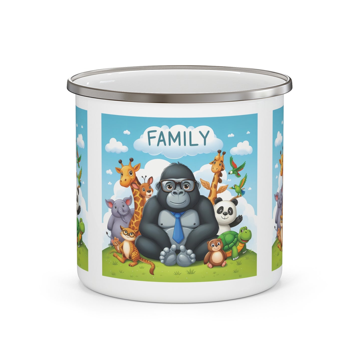 12oz Enamel Camping Mug