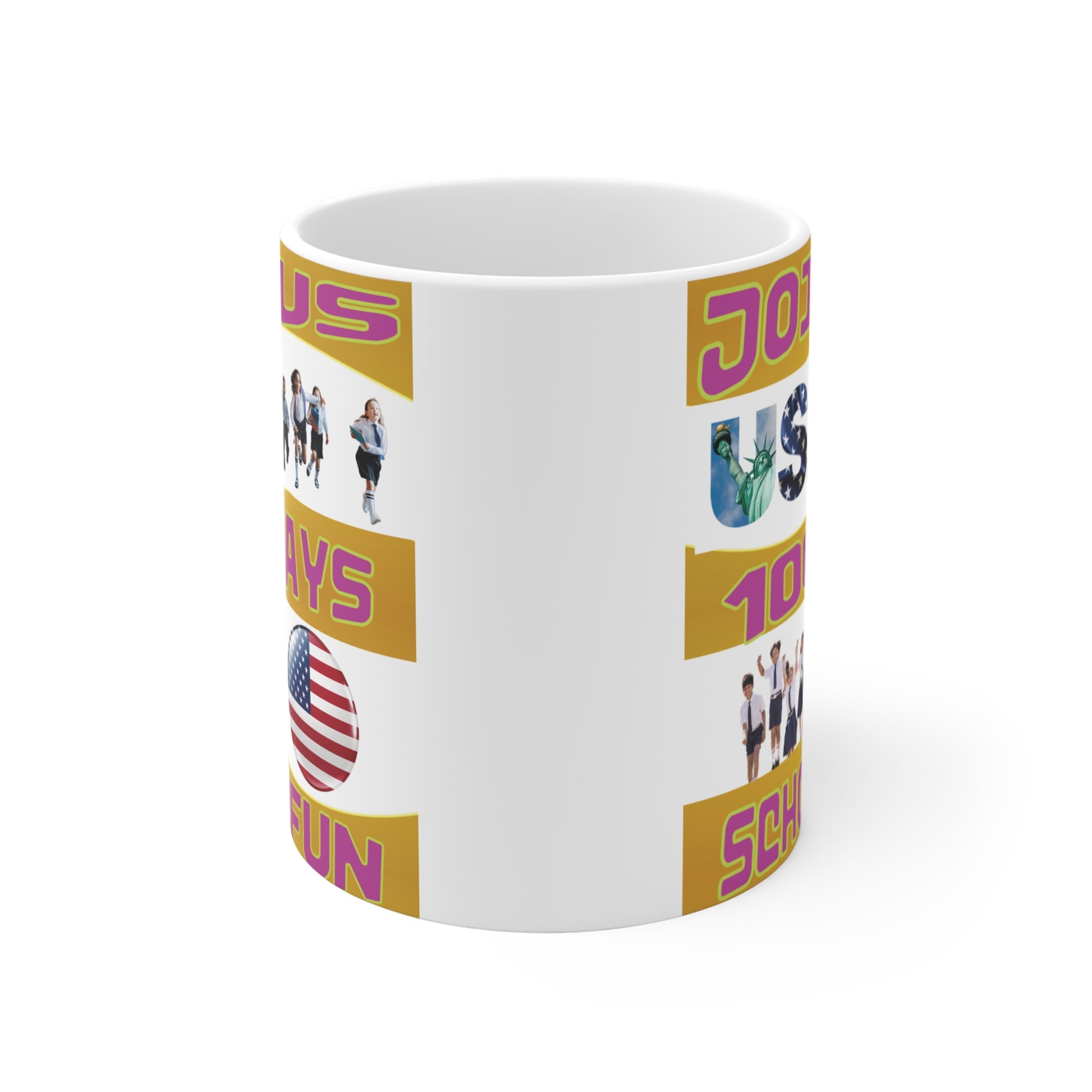 100 days of school fun 11oz mug