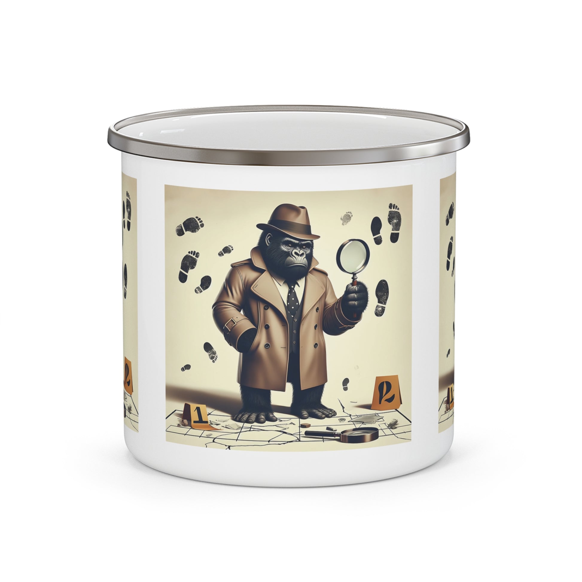 12oz Enamel Camping Mug