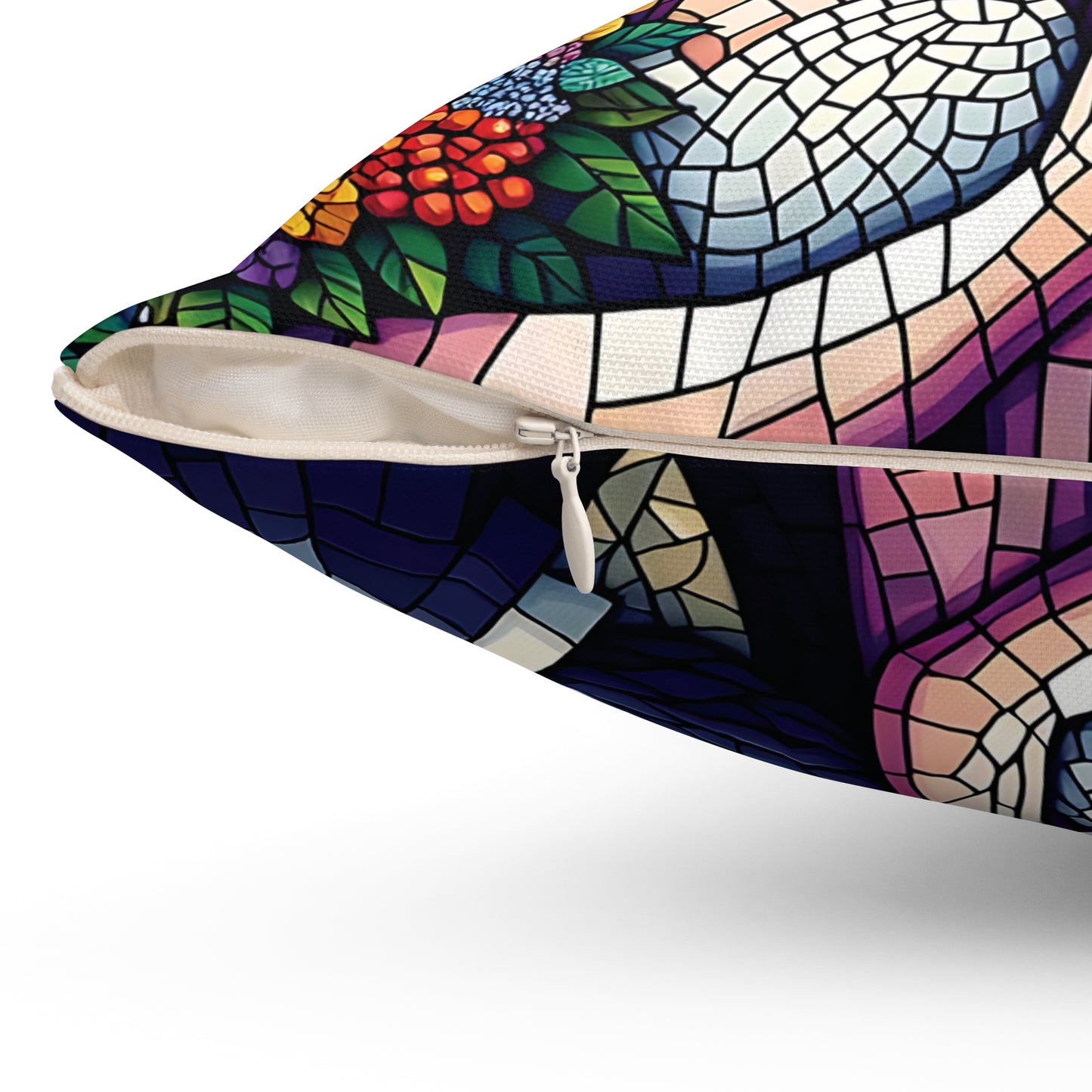 Gorilla and Bride Mosaic Love Pillow