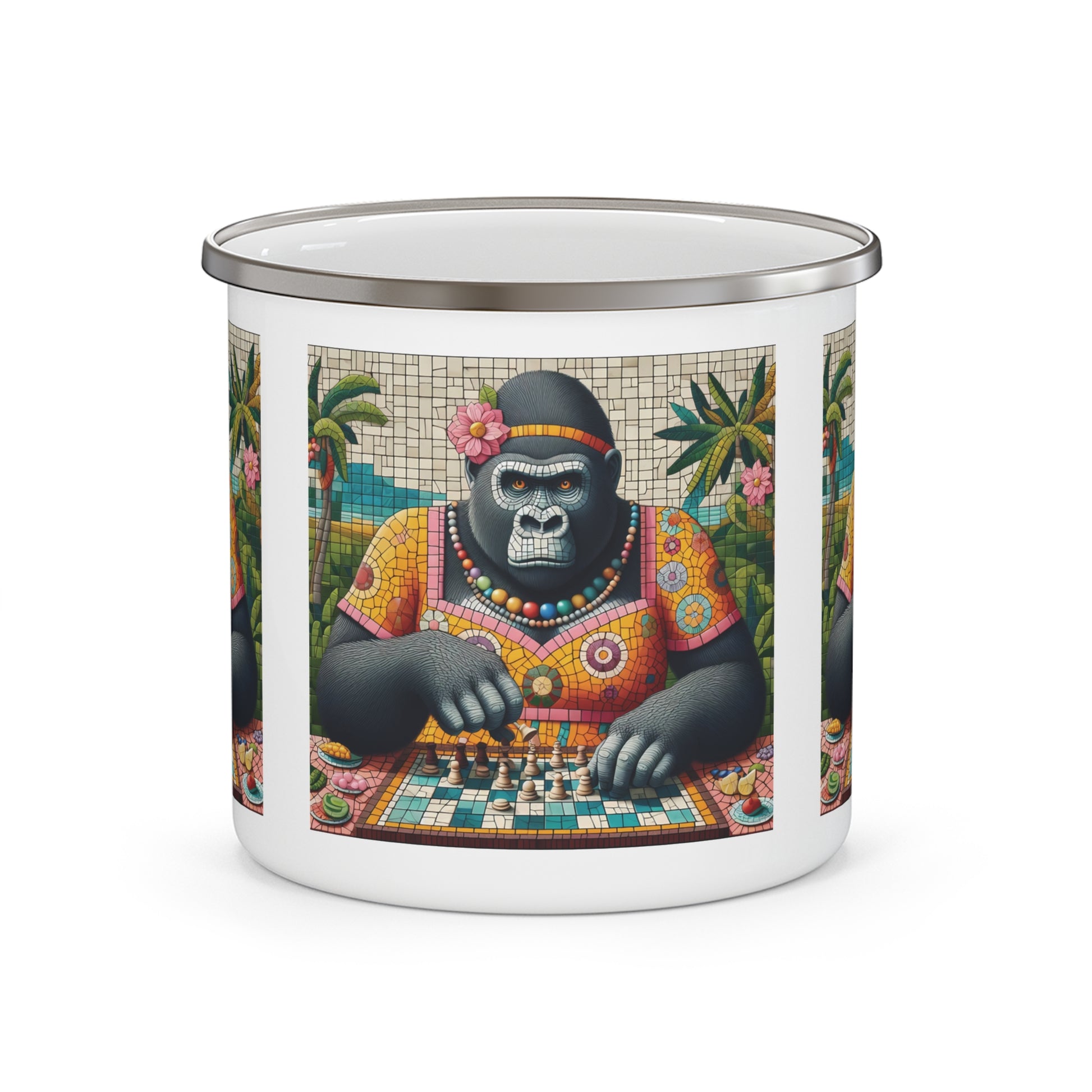 12oz Enamel Camping Mug