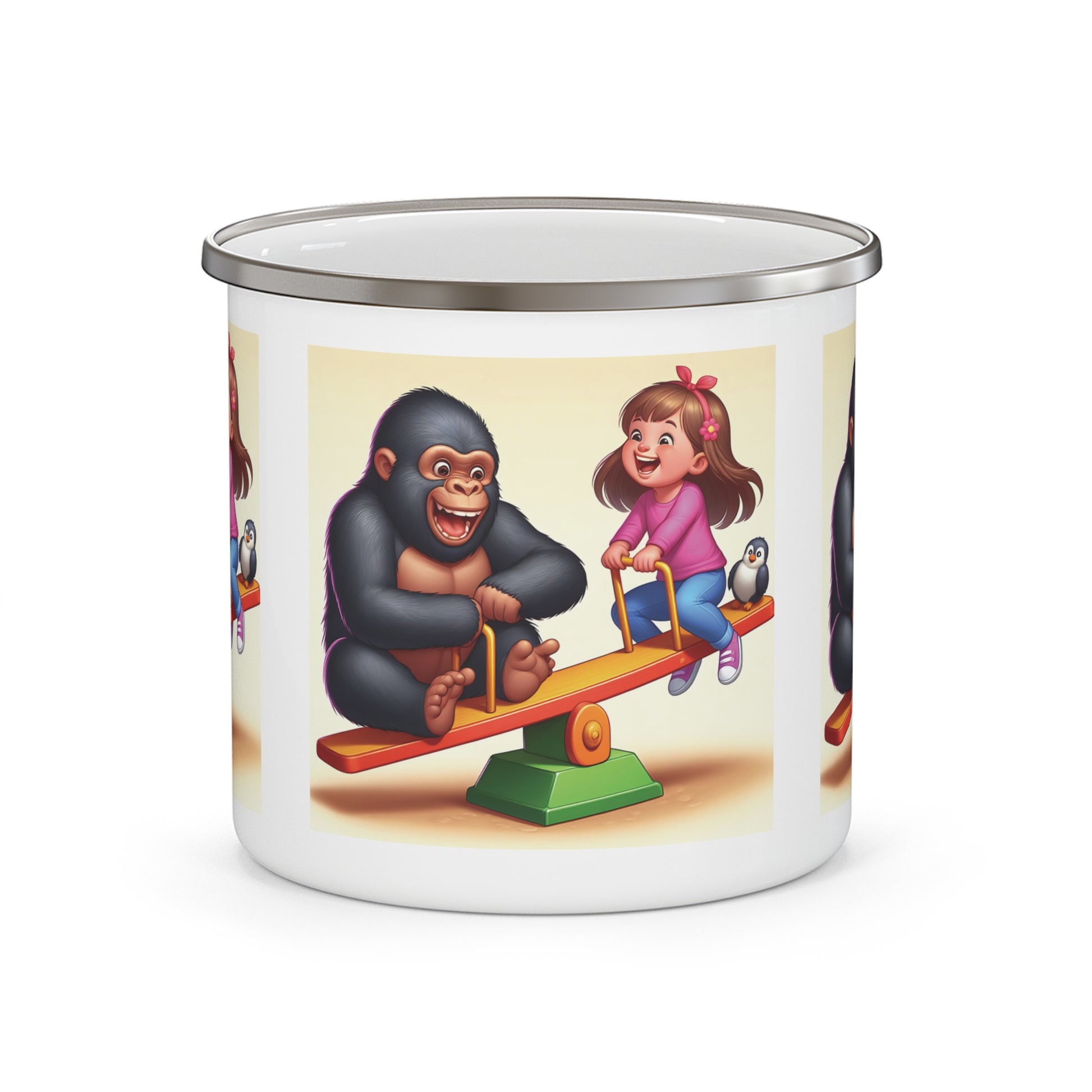 12oz Enamel Camping Mug