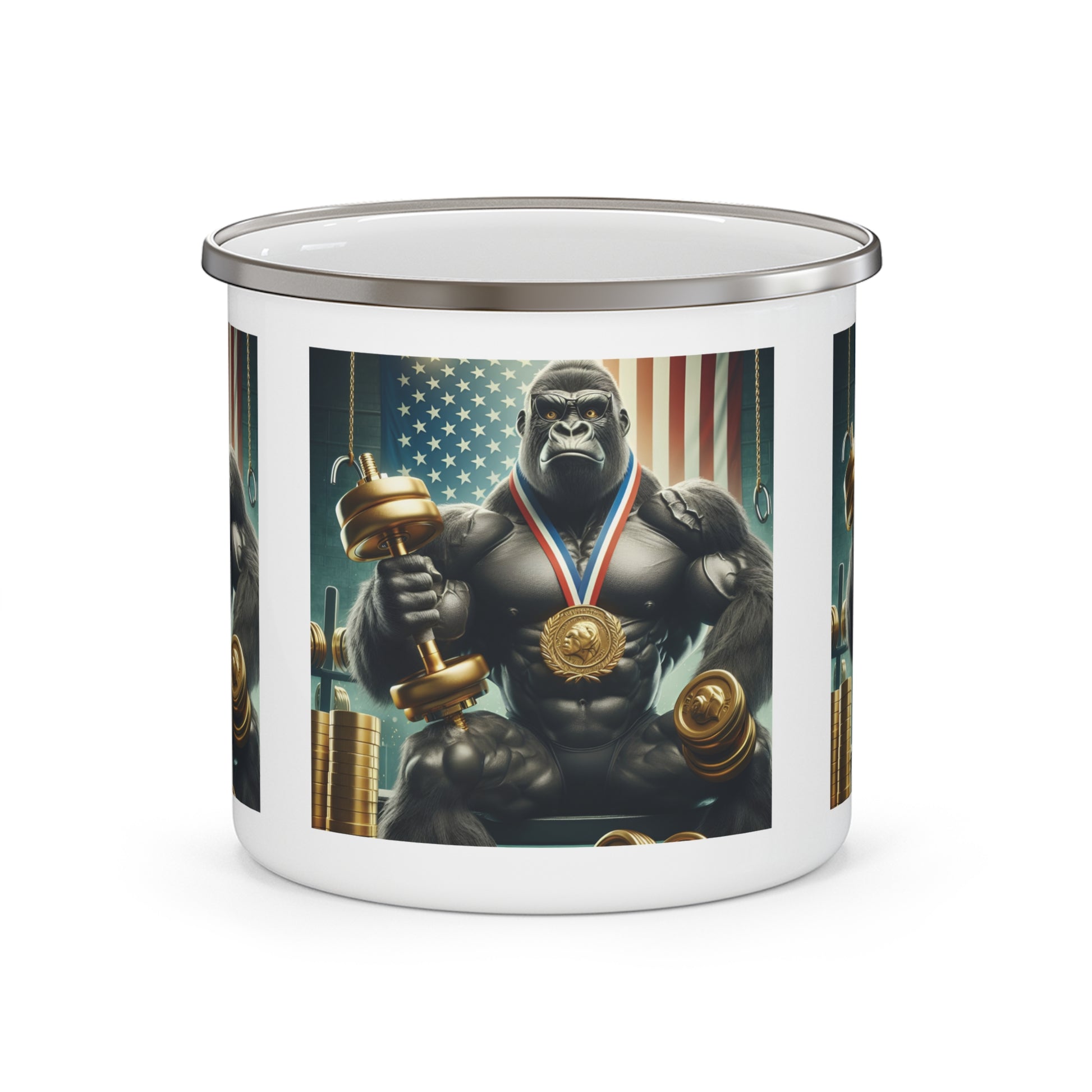 12oz Enamel Camping Mug