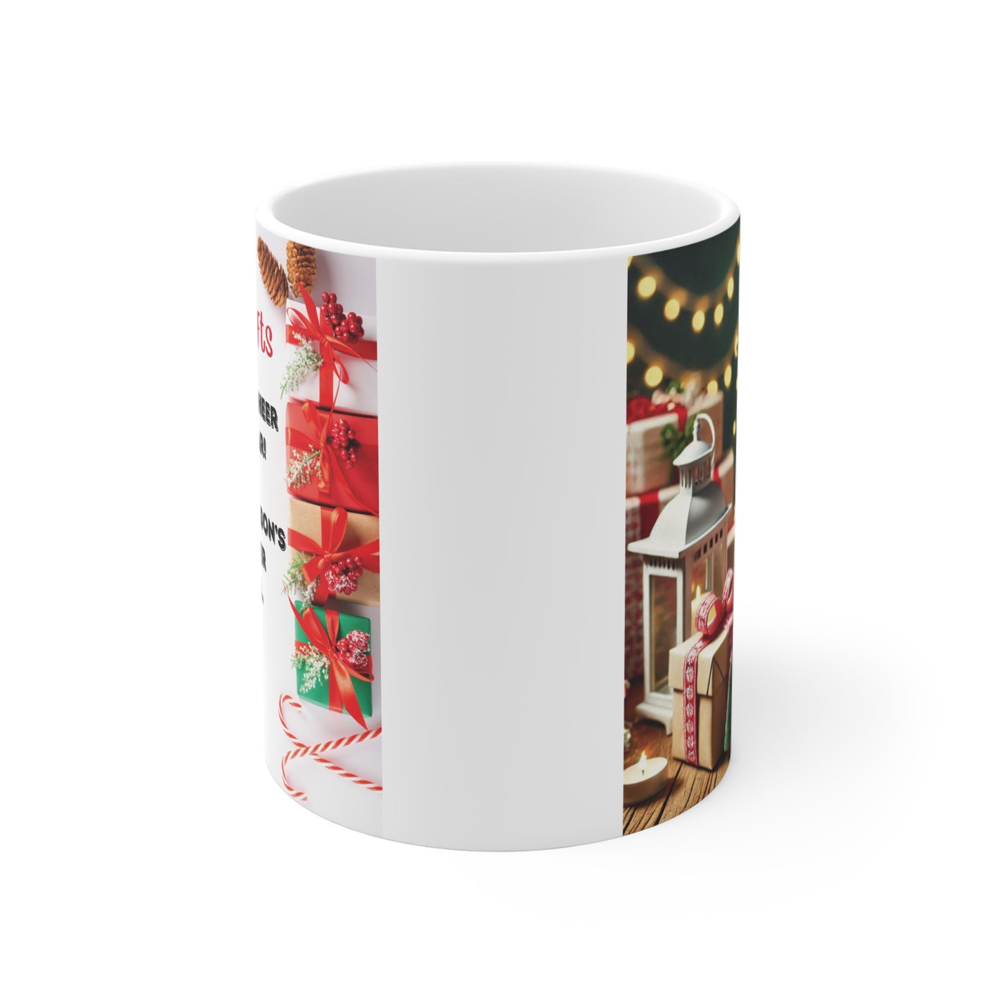 Funny White Elephant Christmas 11oz Mug – Santa Holiday Gift