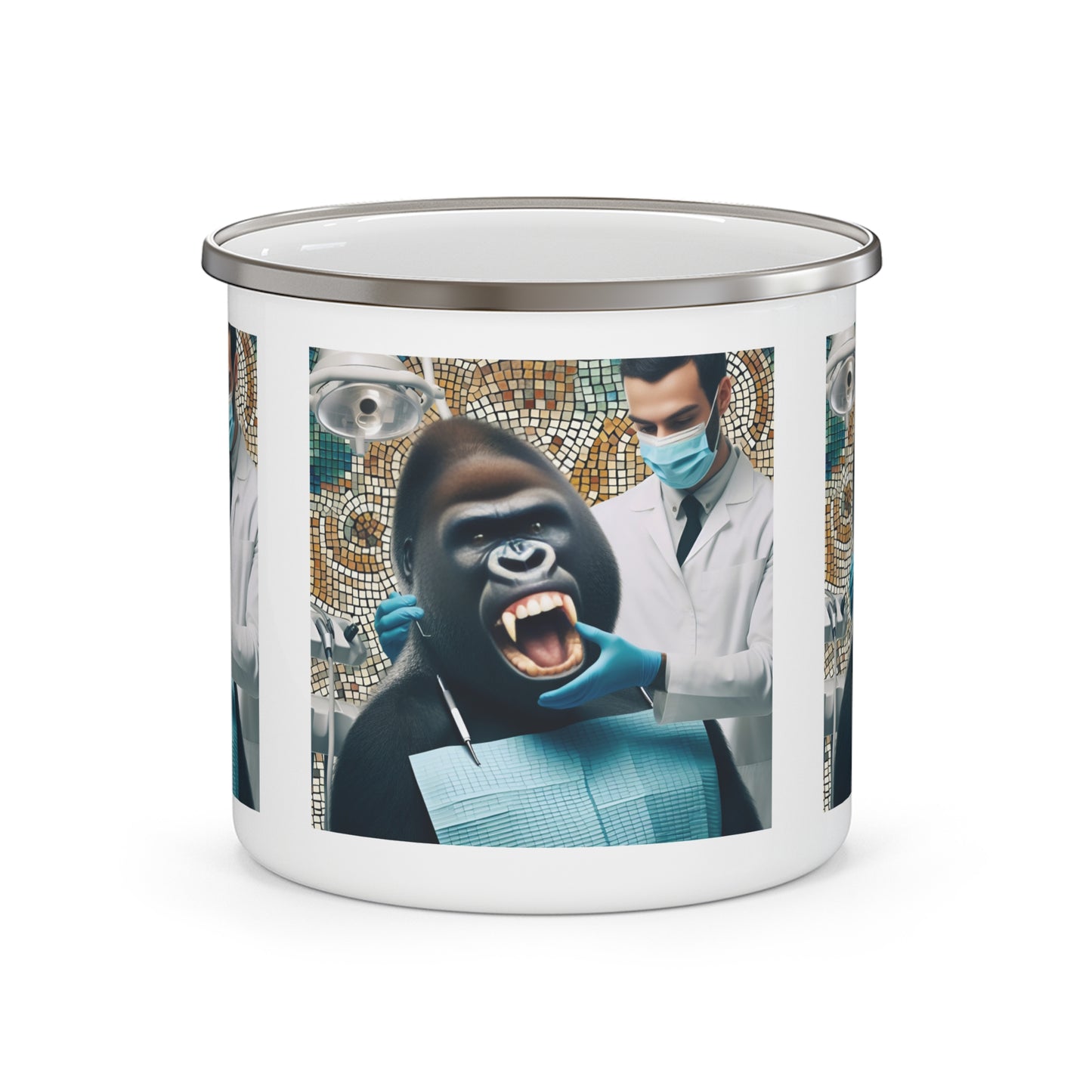 12oz Enamel Camping Mug