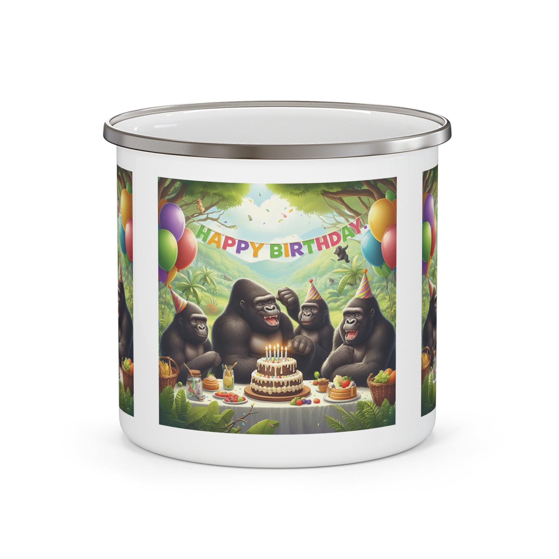 12oz Enamel Camping Mug