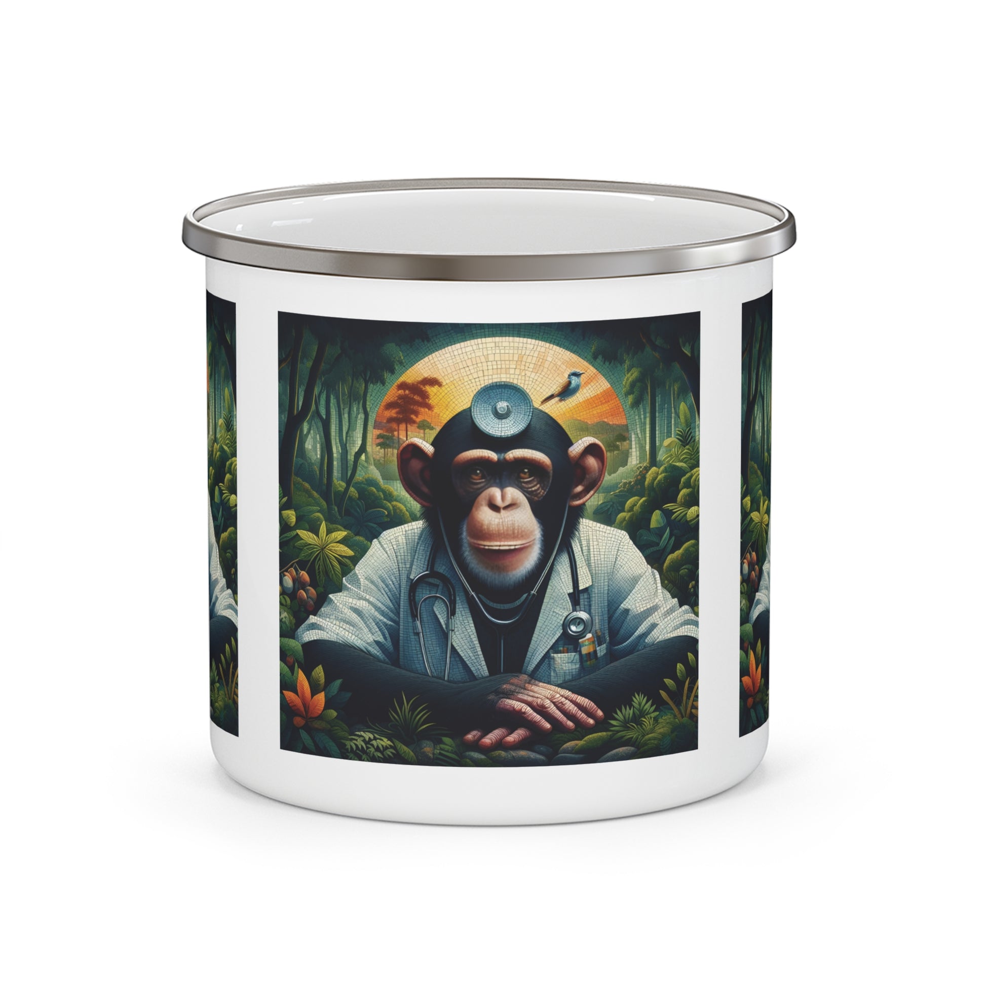 12oz Enamel Camping Mug