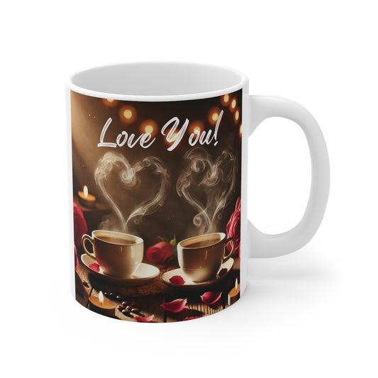 The perfect Valentine’s Day gift with our romantic 11oz ceramic mugs. Ideal for anniversaries or special moments. Express love with a heartfelt mug today! 