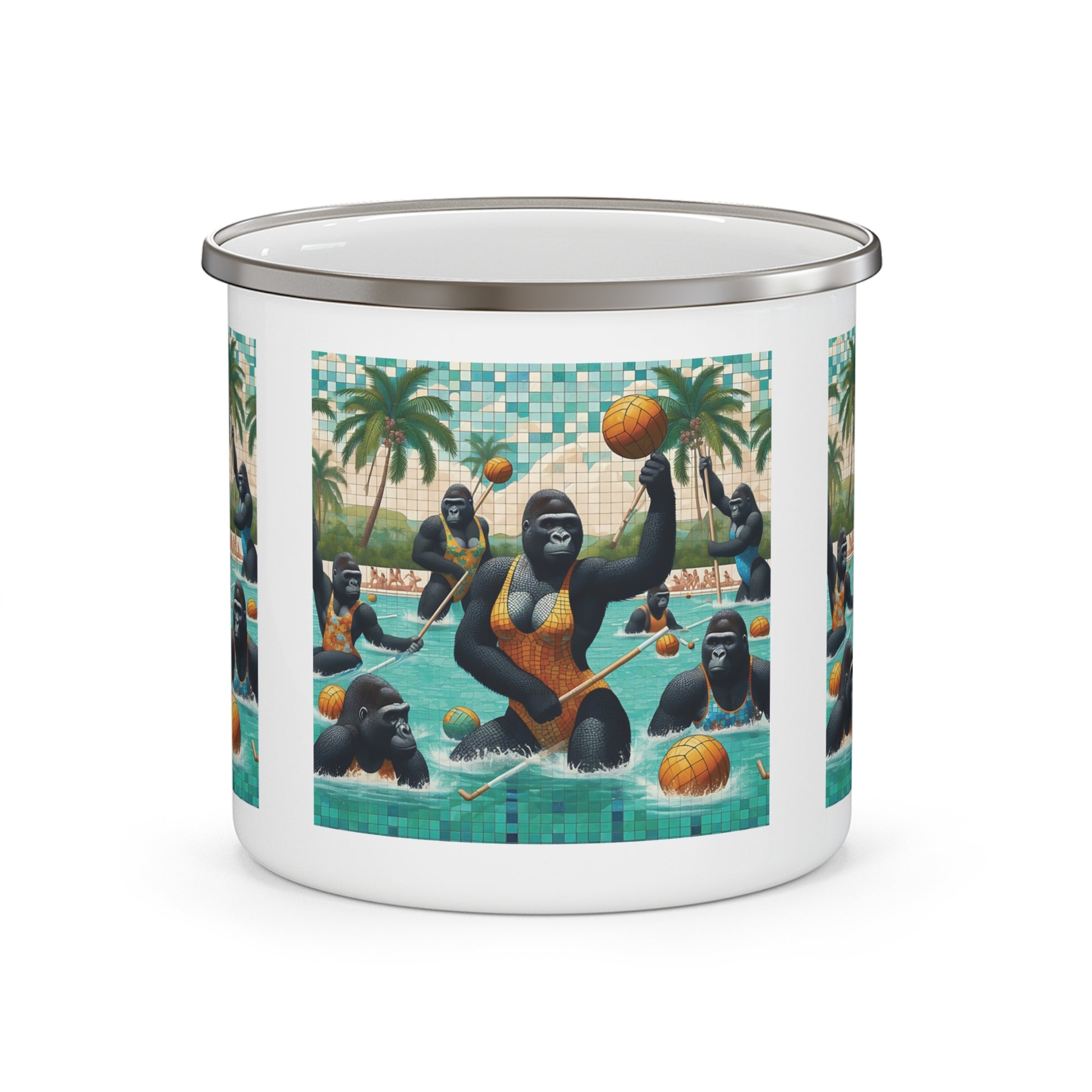 12oz Enamel Camping Mug