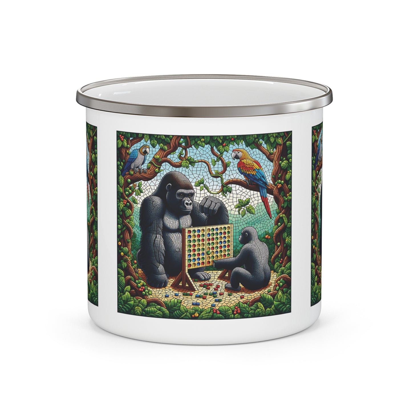 12oz Enamel Camping Mug