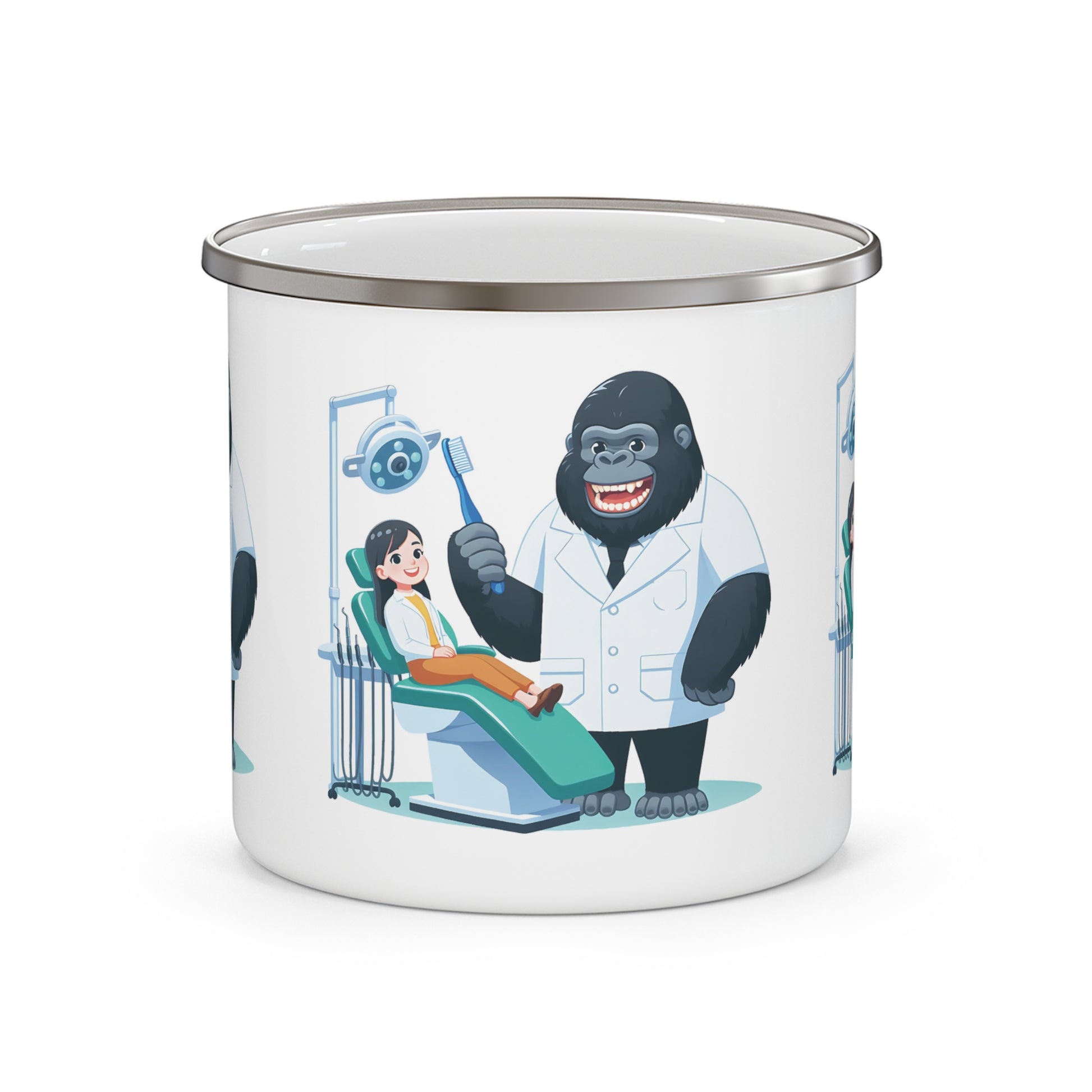 12oz Enamel Camping Mug