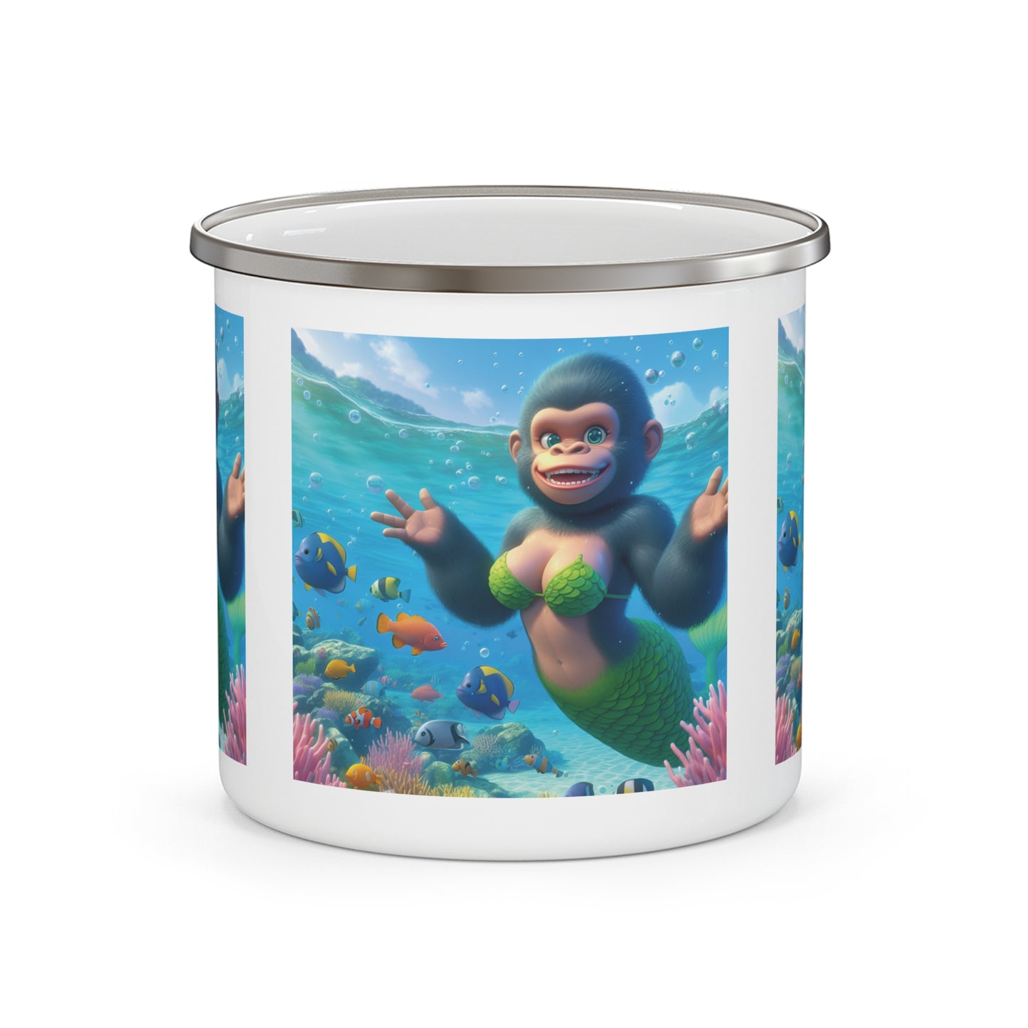12oz Enamel Camping Mug