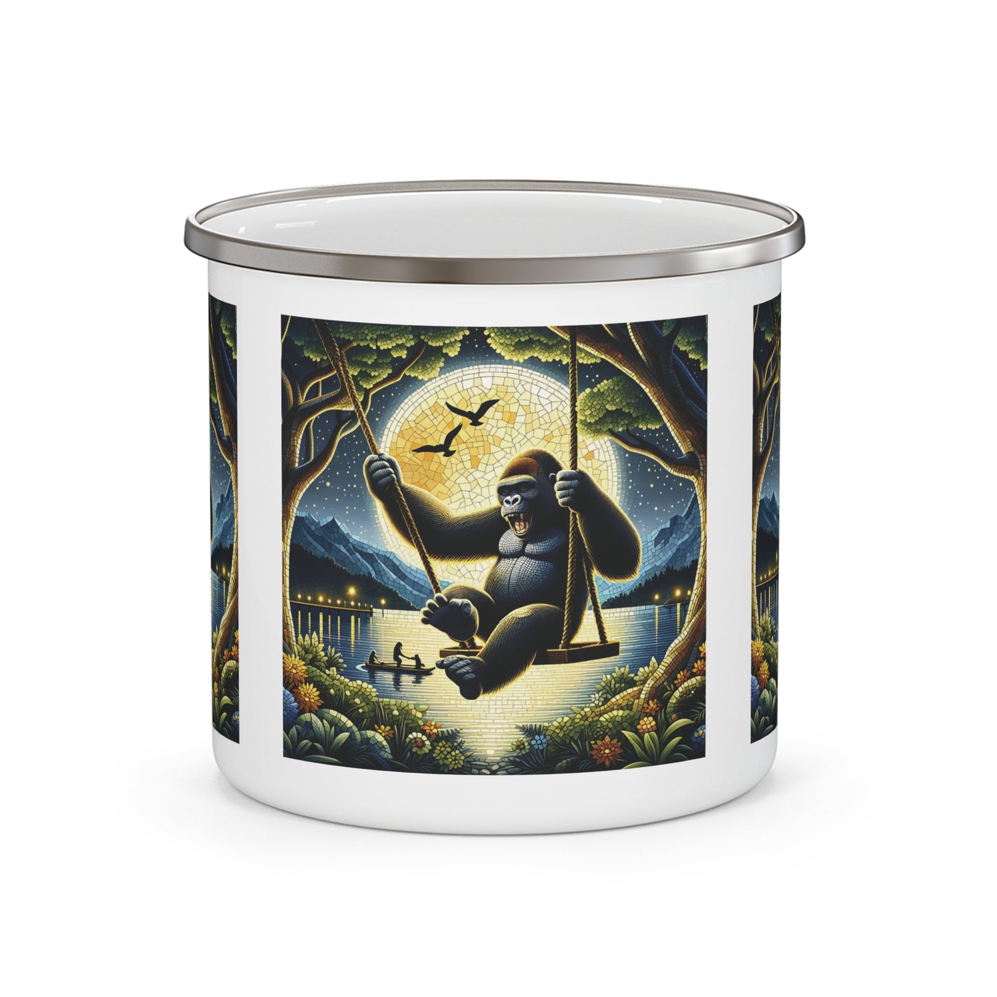 12oz Enamel Camping Mug