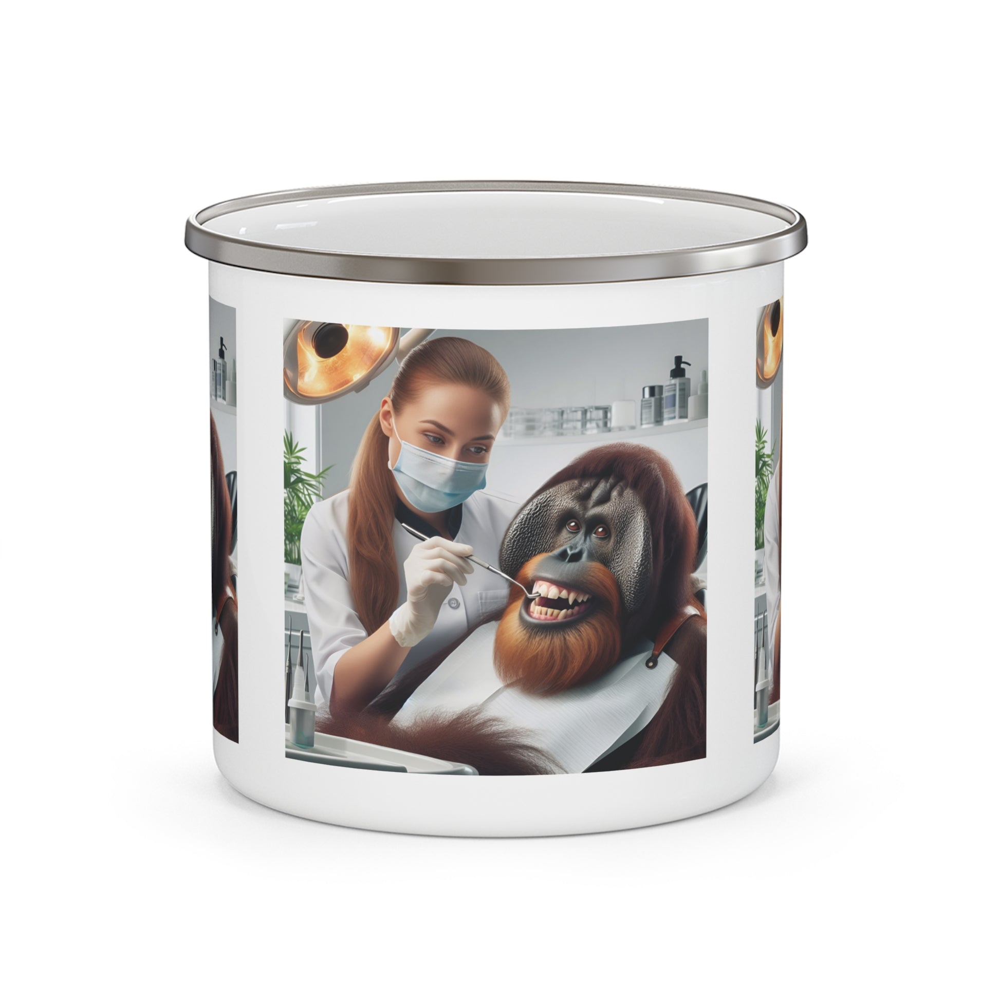 12oz Enamel Camping Mug