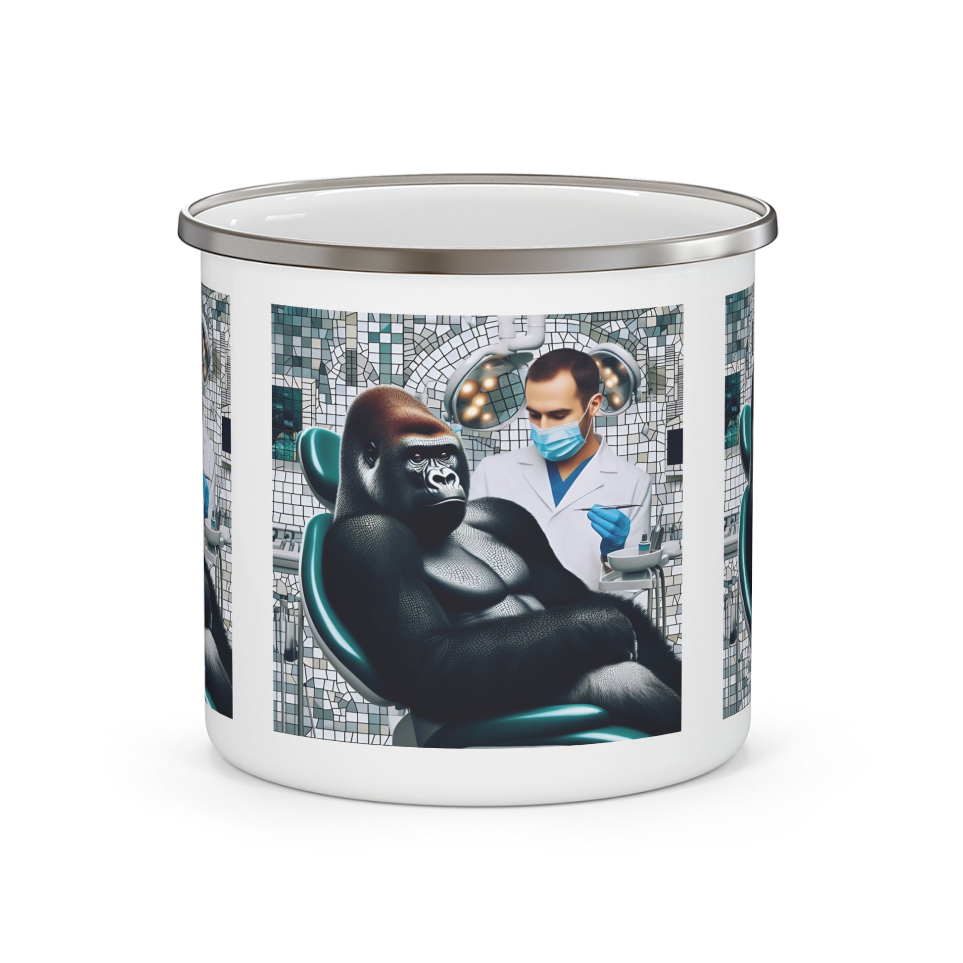12oz Enamel Camping Mug