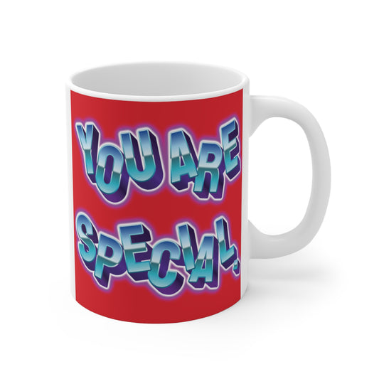 Get inspired with our "You Are Special" 11oz mug. A motivational gift for friends, family, or coworkers on birthdays, holidays, or any occasion. BUY NOW!