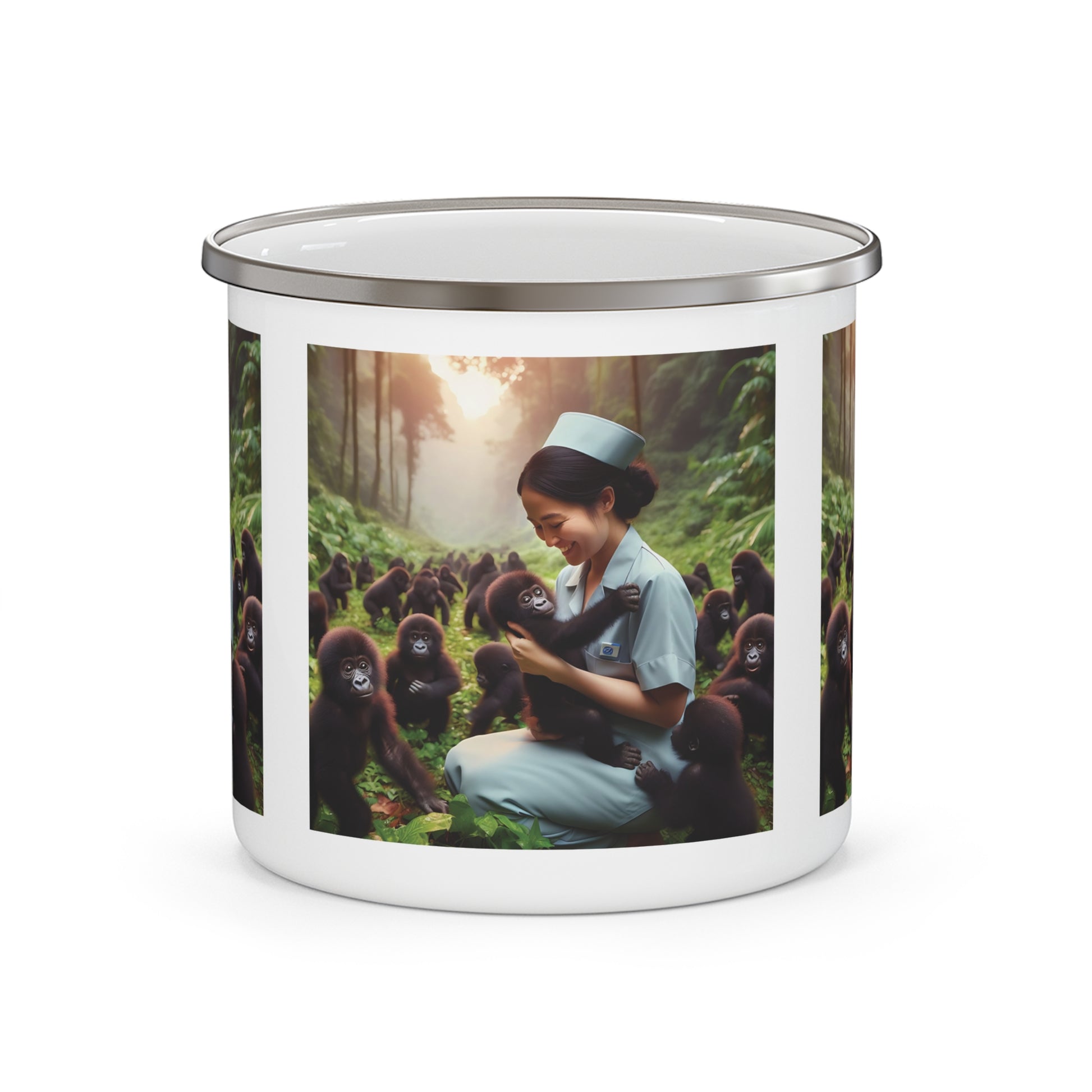 12oz Enamel Camping Mug