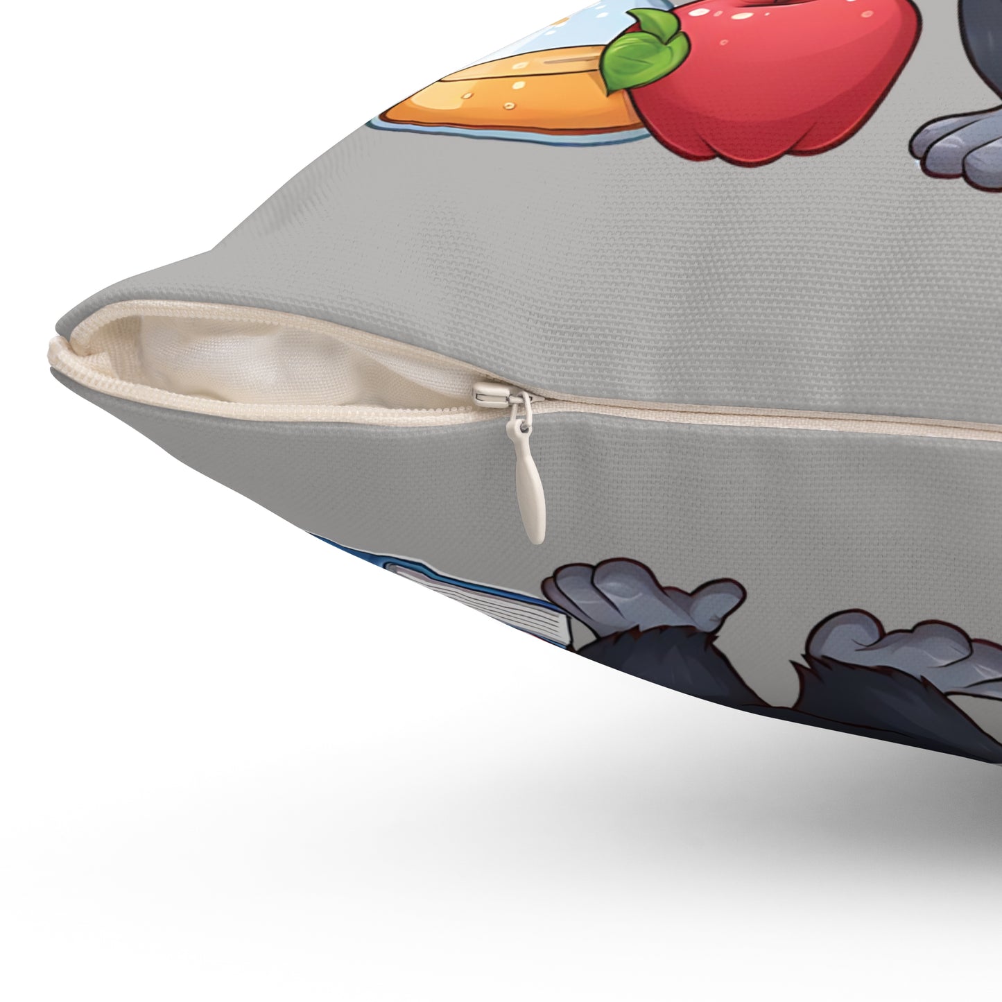 Happy Teacher's Day Gorilla Pillow – Cute Cartoon Teacher Appreciation Gift Cushion