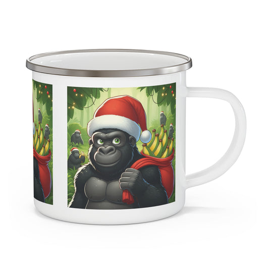 Celebrate the holiday season with our charming "Santa Gorilla Outdoor" Enamel Camping Mug. Ideal for outdoor, holiday lovers, this enamel camping mug combines festive cheer with practicality. Perfect for camping trips, picnics, outdoor and indoor use. BUY NOW! (SK Superb)