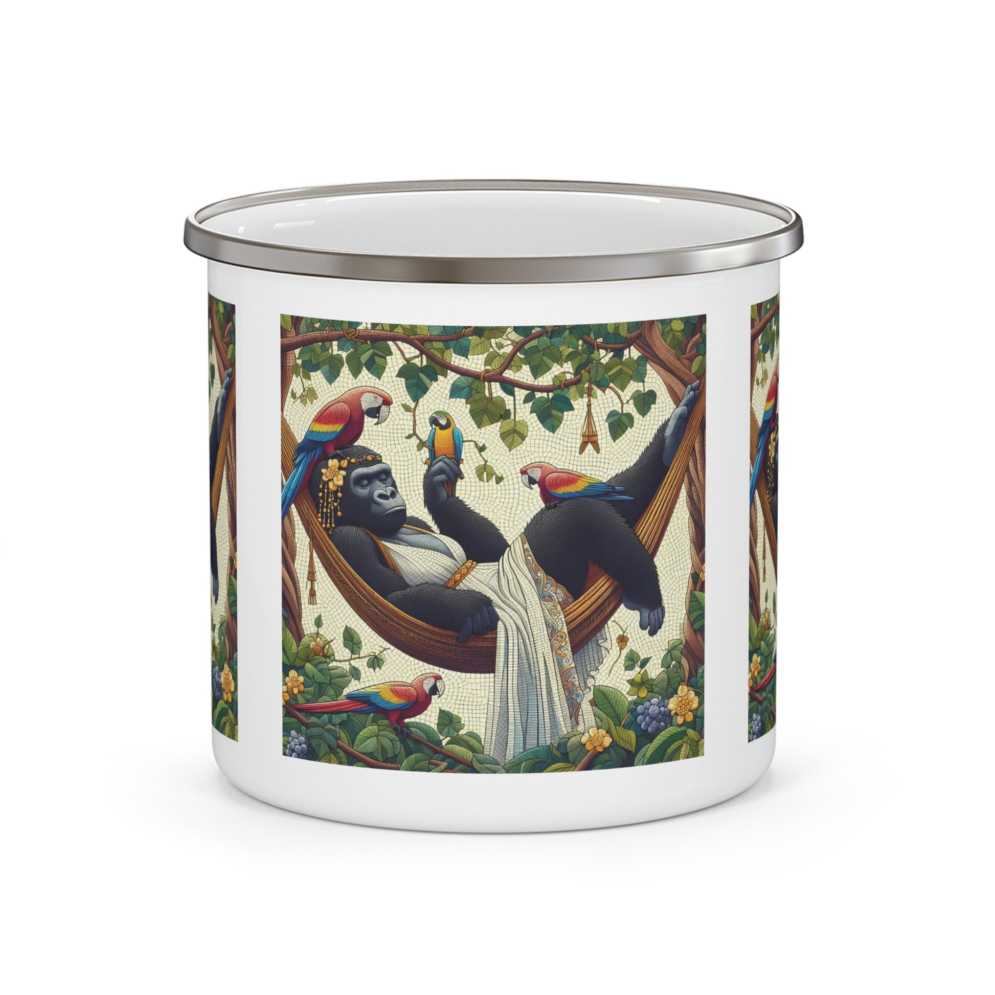 12oz Enamel Camping Mug