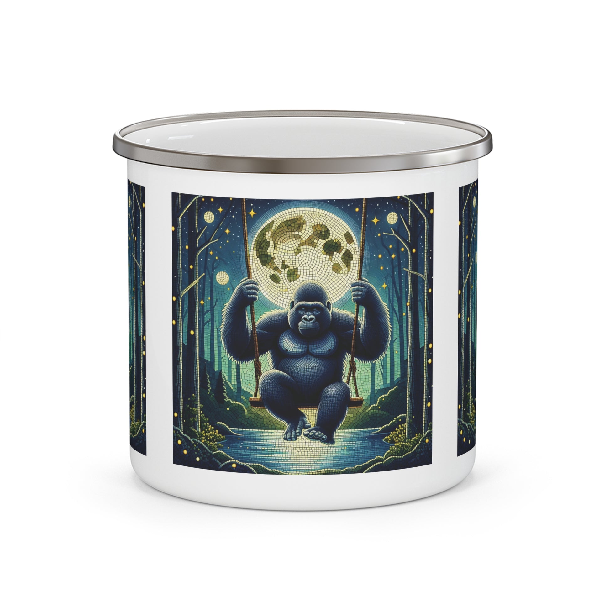12oz Enamel Camping Mug