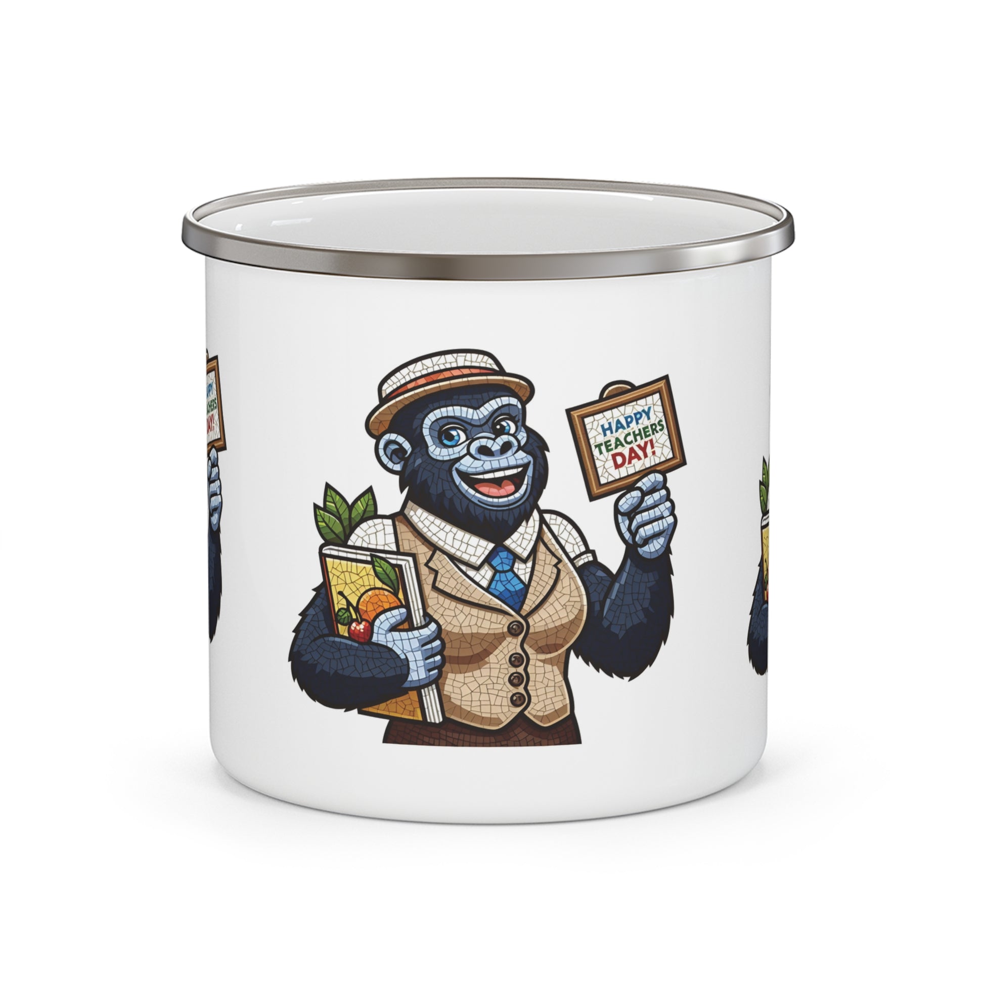 12oz Enamel Camping Mug