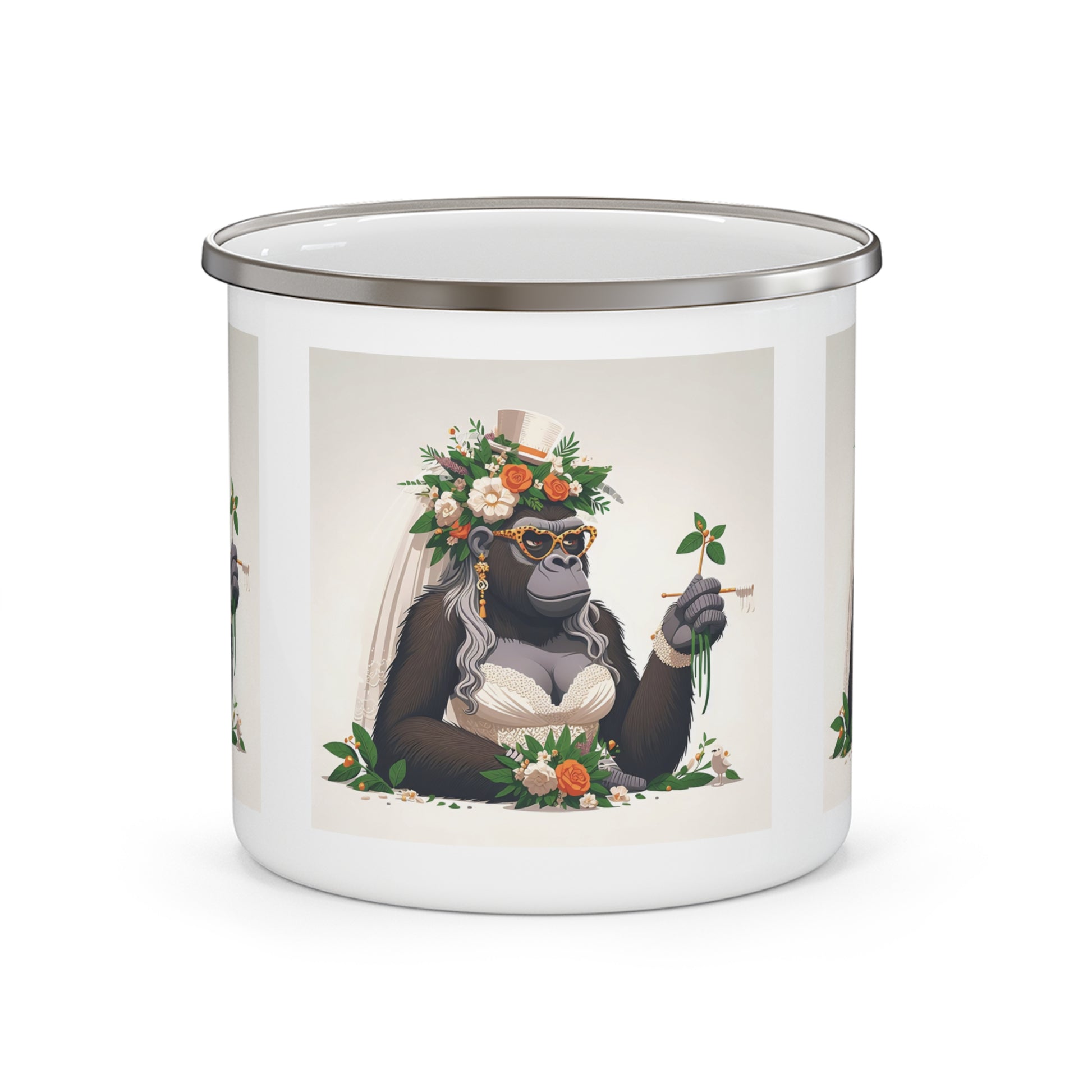 12oz Enamel Camping Mug