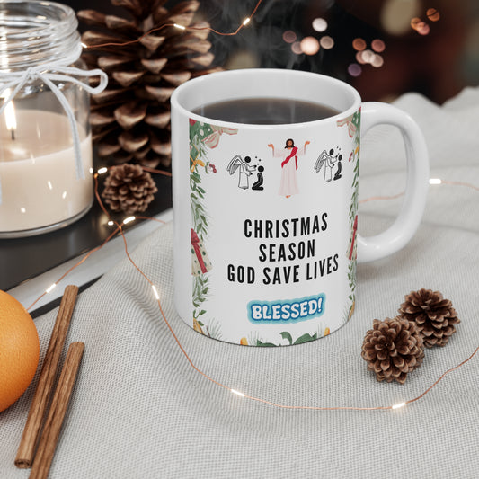 Share the message of "HOPE AND FAITH" this season with this beautifully designed Christian holiday 11oz mug. BUY NOW!