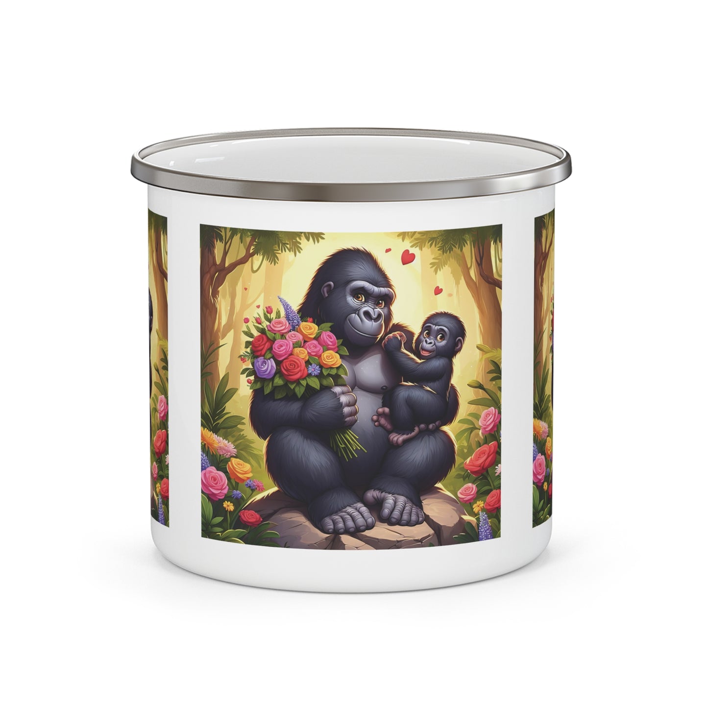 12oz Enamel Camping Mug