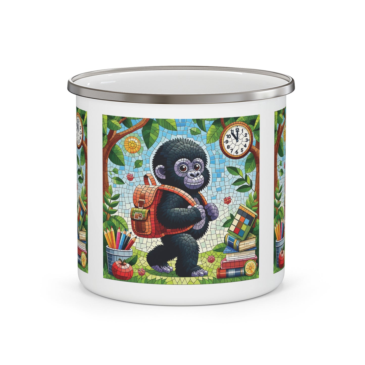 12oz Enamel Camping Mug