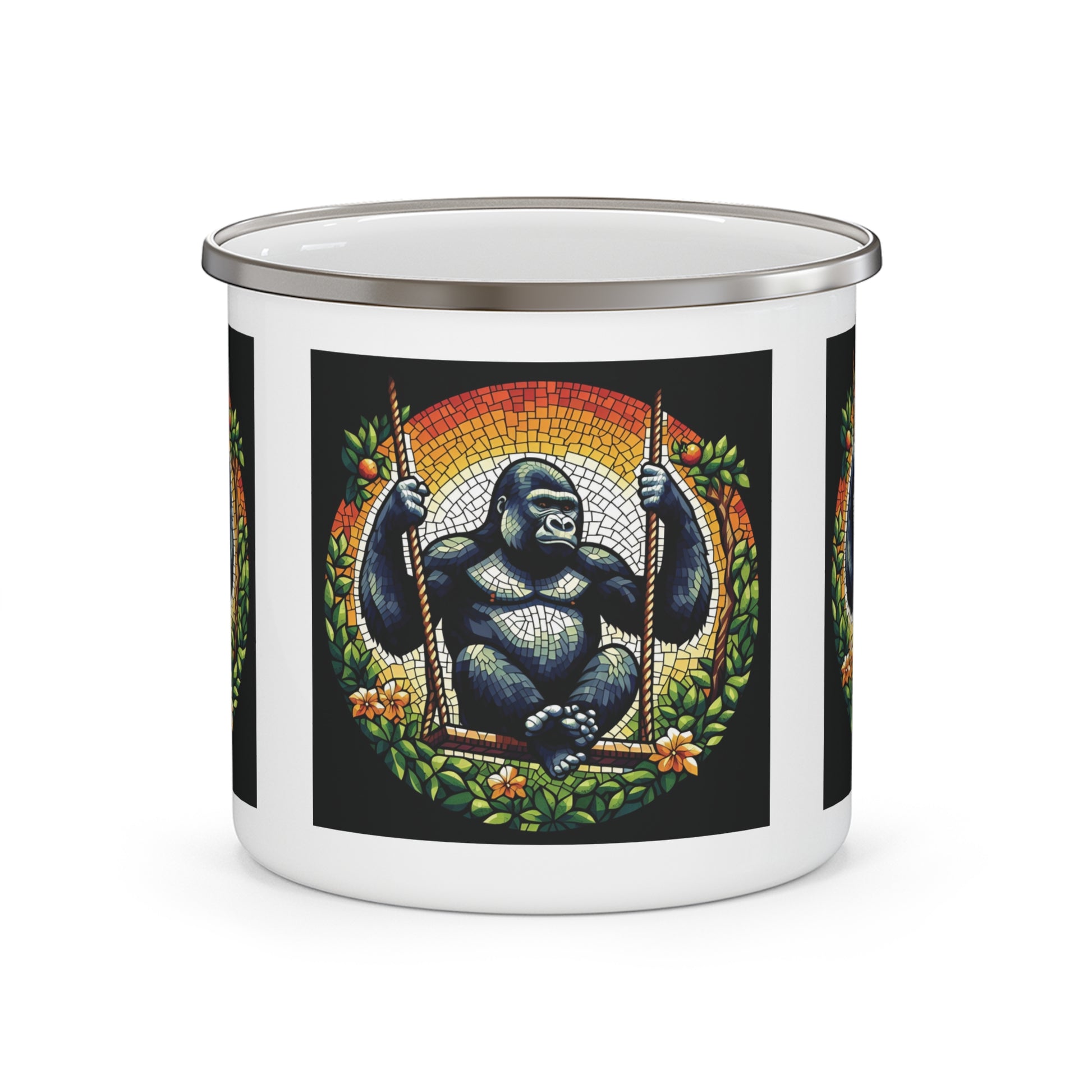 12oz Enamel Camping Mug