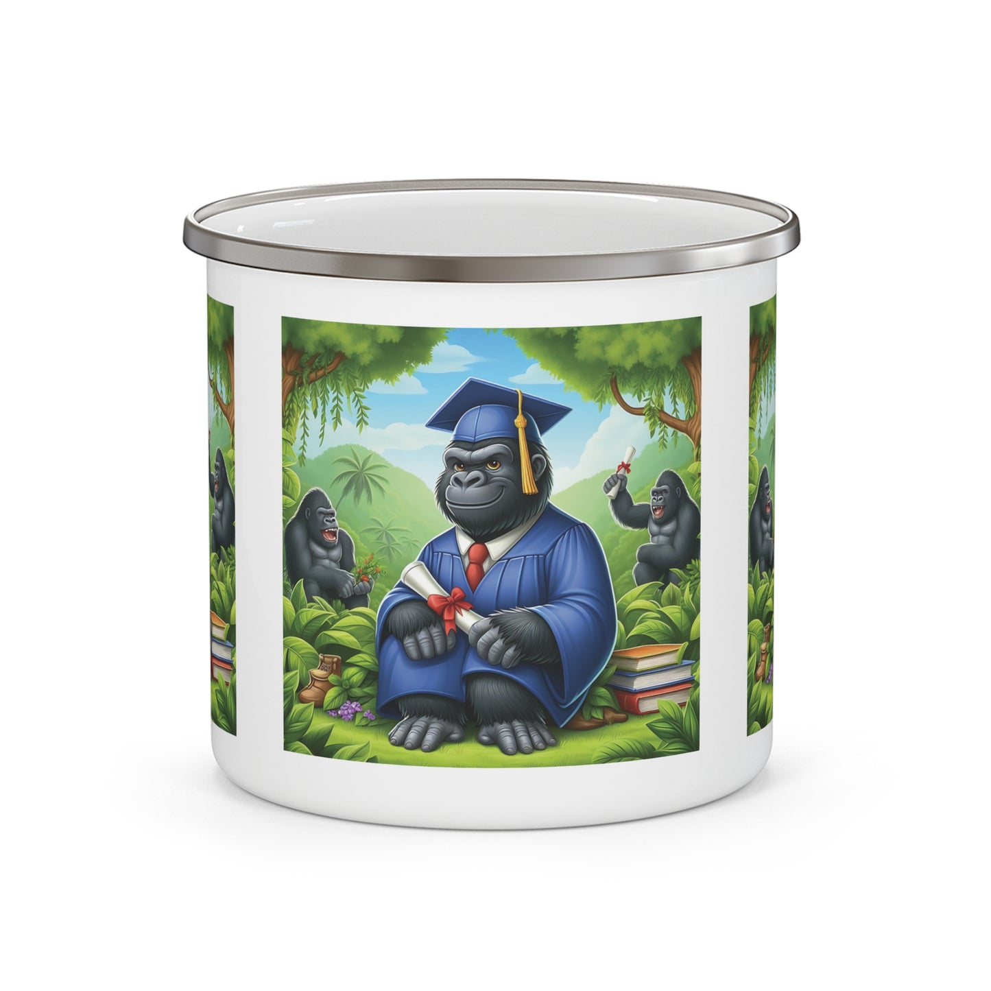 12oz Enamel Camping Mug