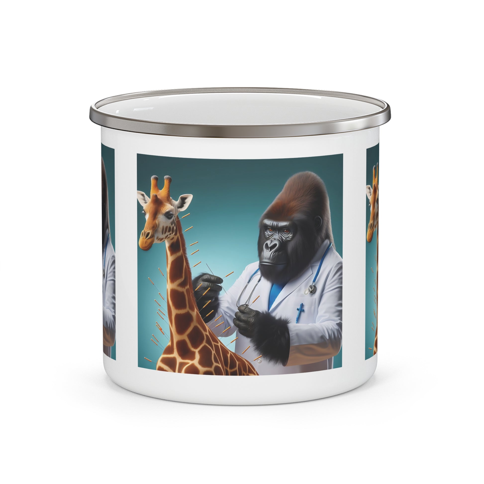 12oz Enamel Camping Mug