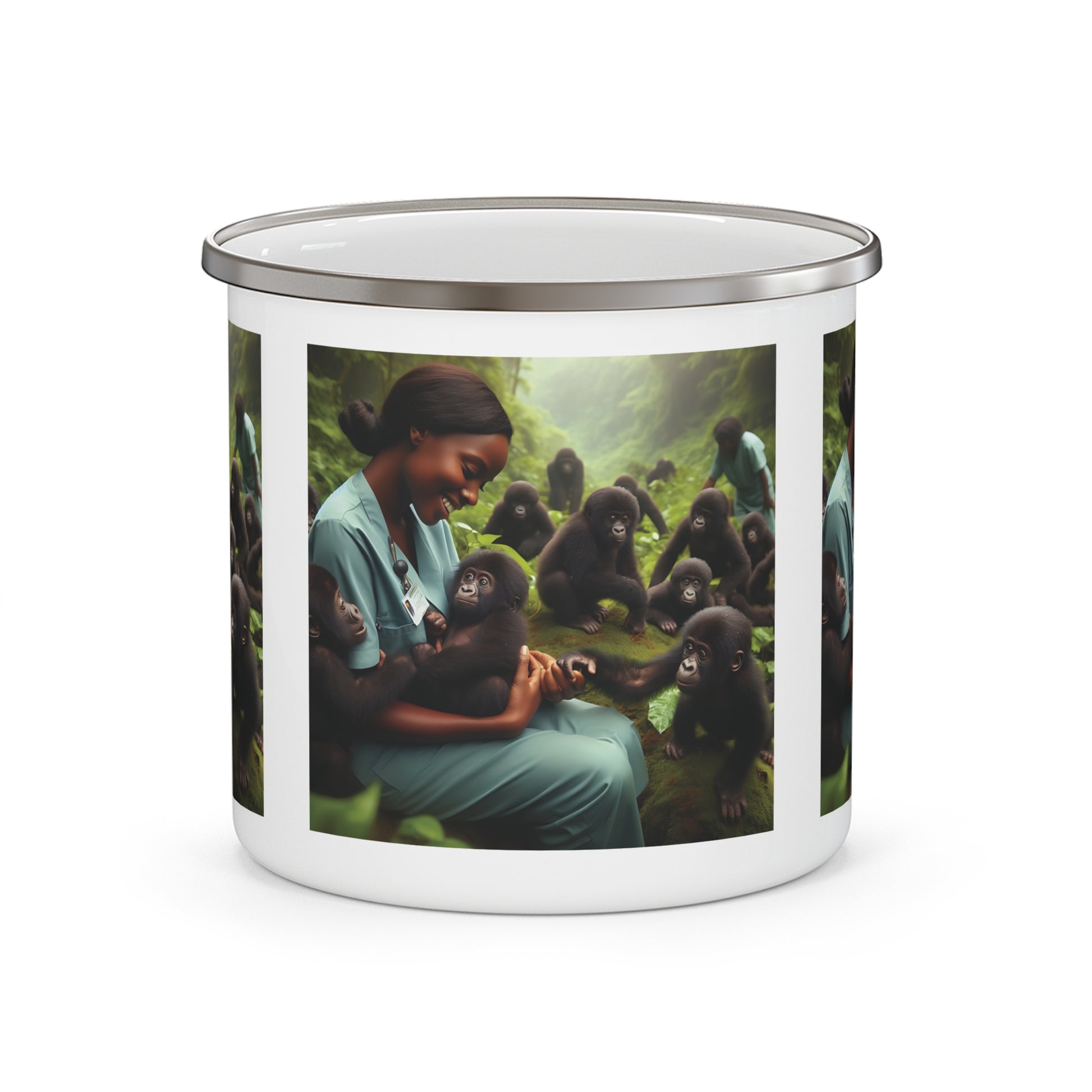 12oz Enamel Camping Mug