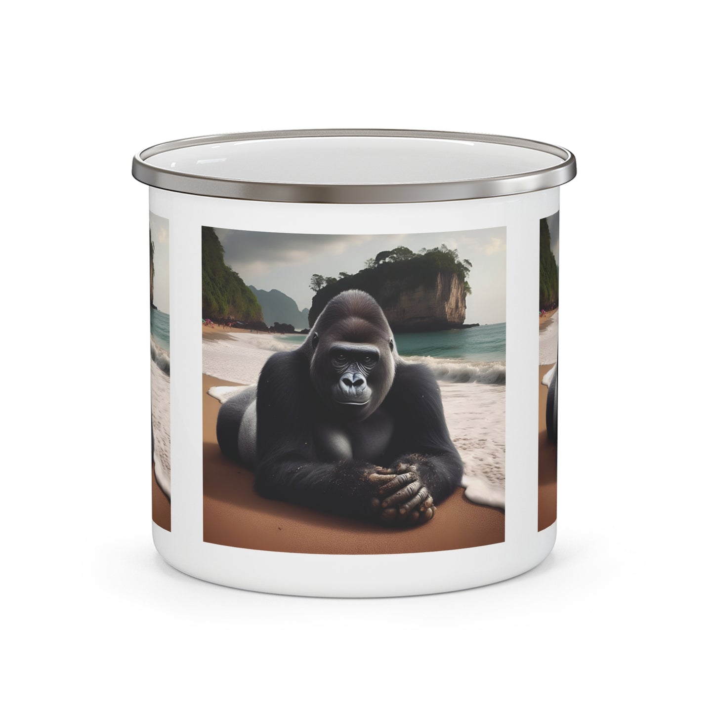 12oz Enamel Camping Mug