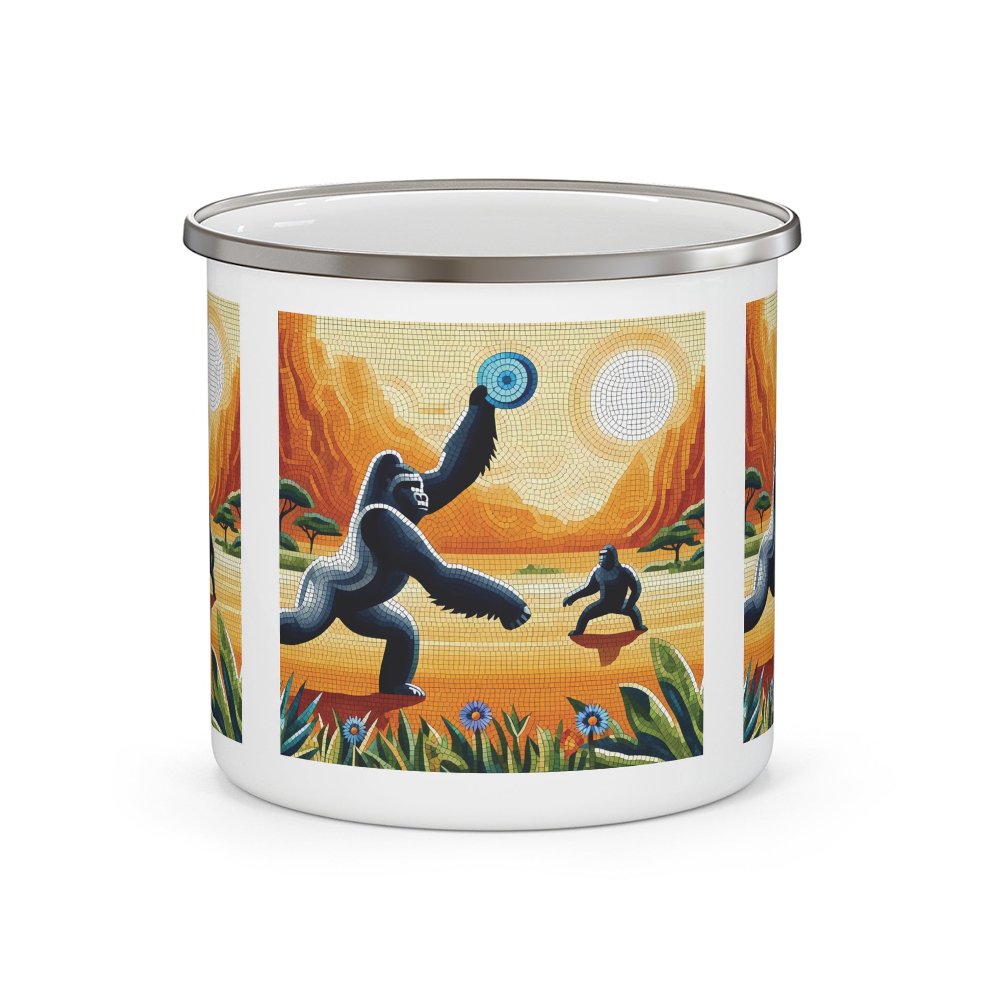 12oz Enamel Camping Mug