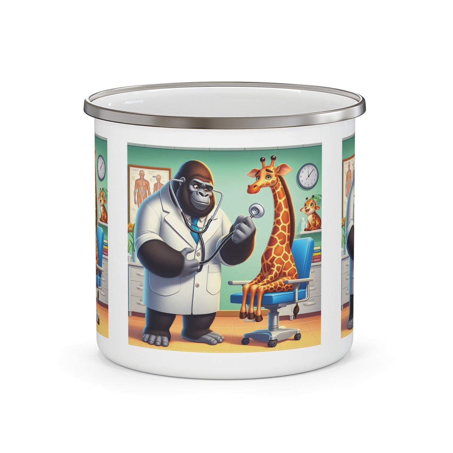12oz Enamel Camping Mug