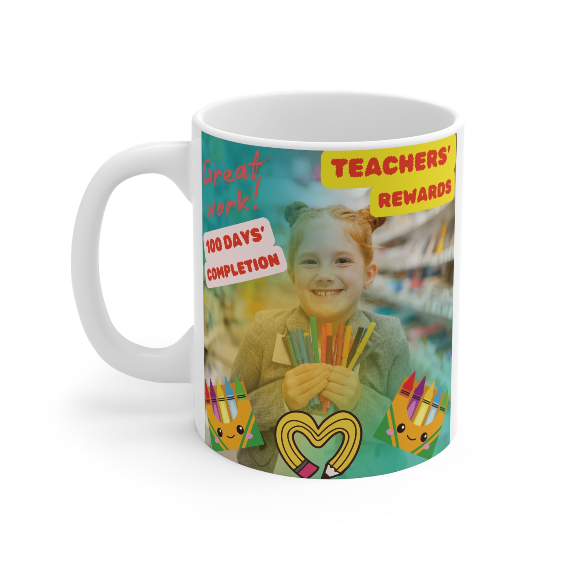 Teachers' Rewards 11oz Mug – Celebrating 100 Days' Completion