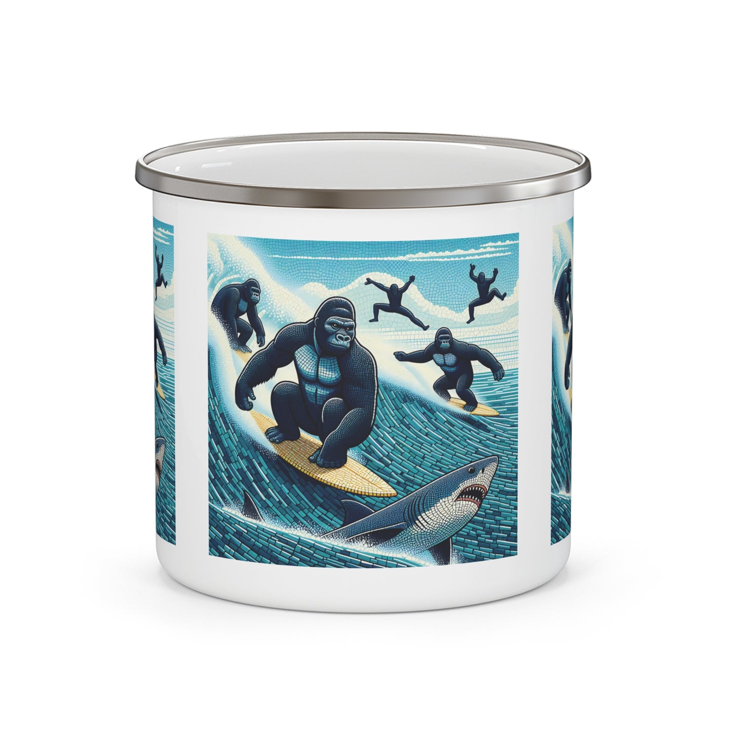 12oz Enamel Camping Mug