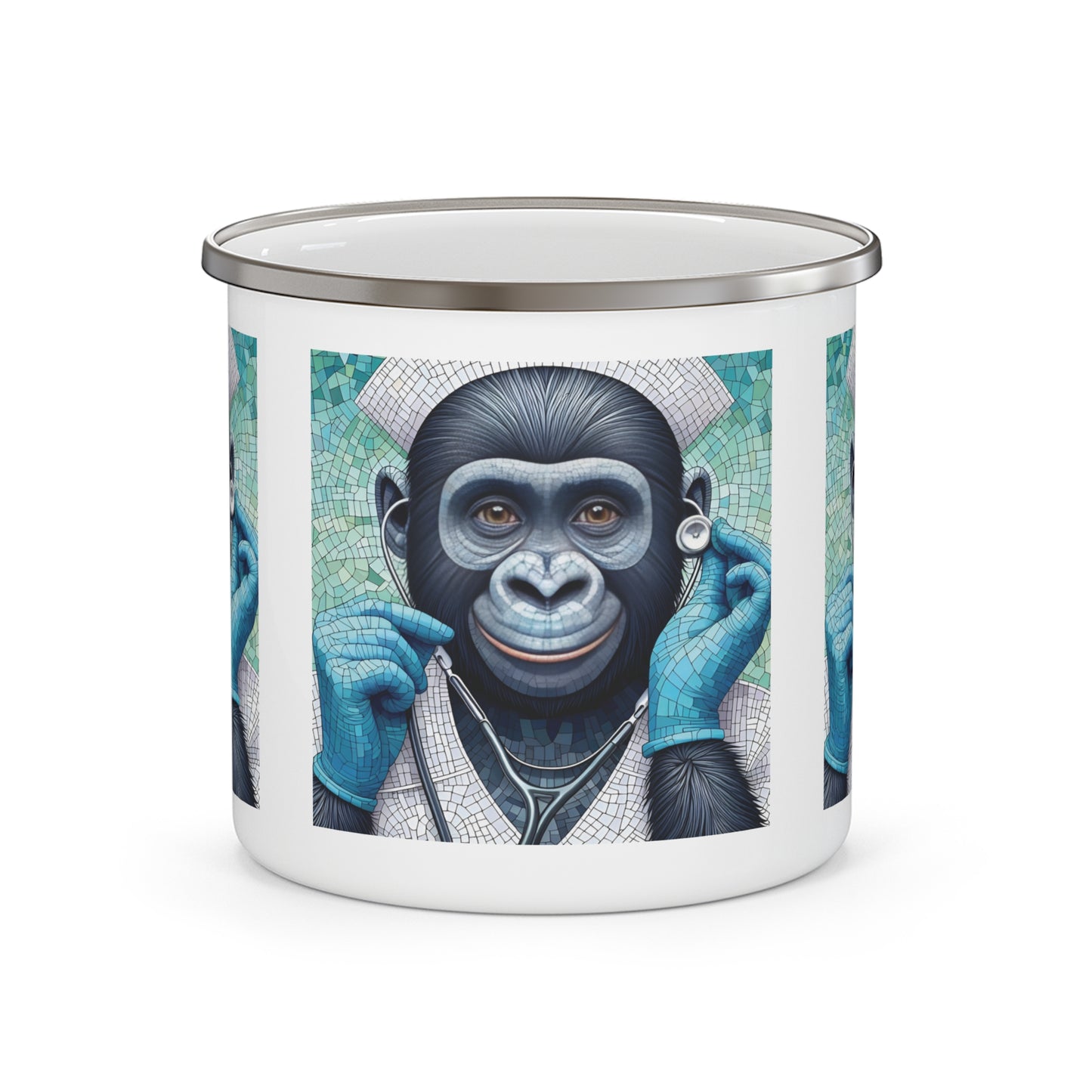 12oz Enamel Camping Mug