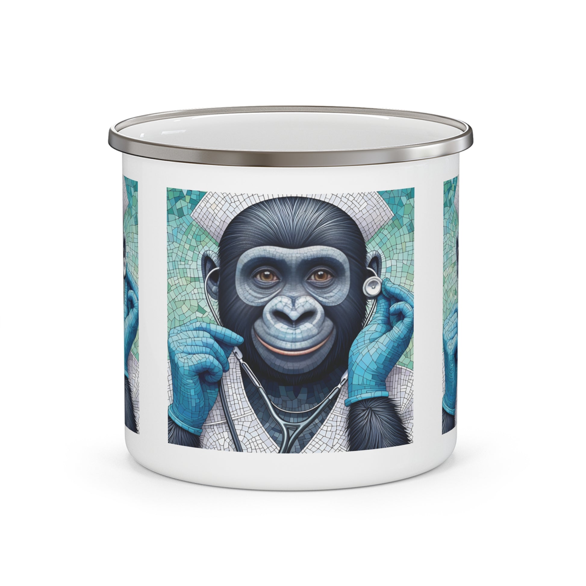 12oz Enamel Camping Mug