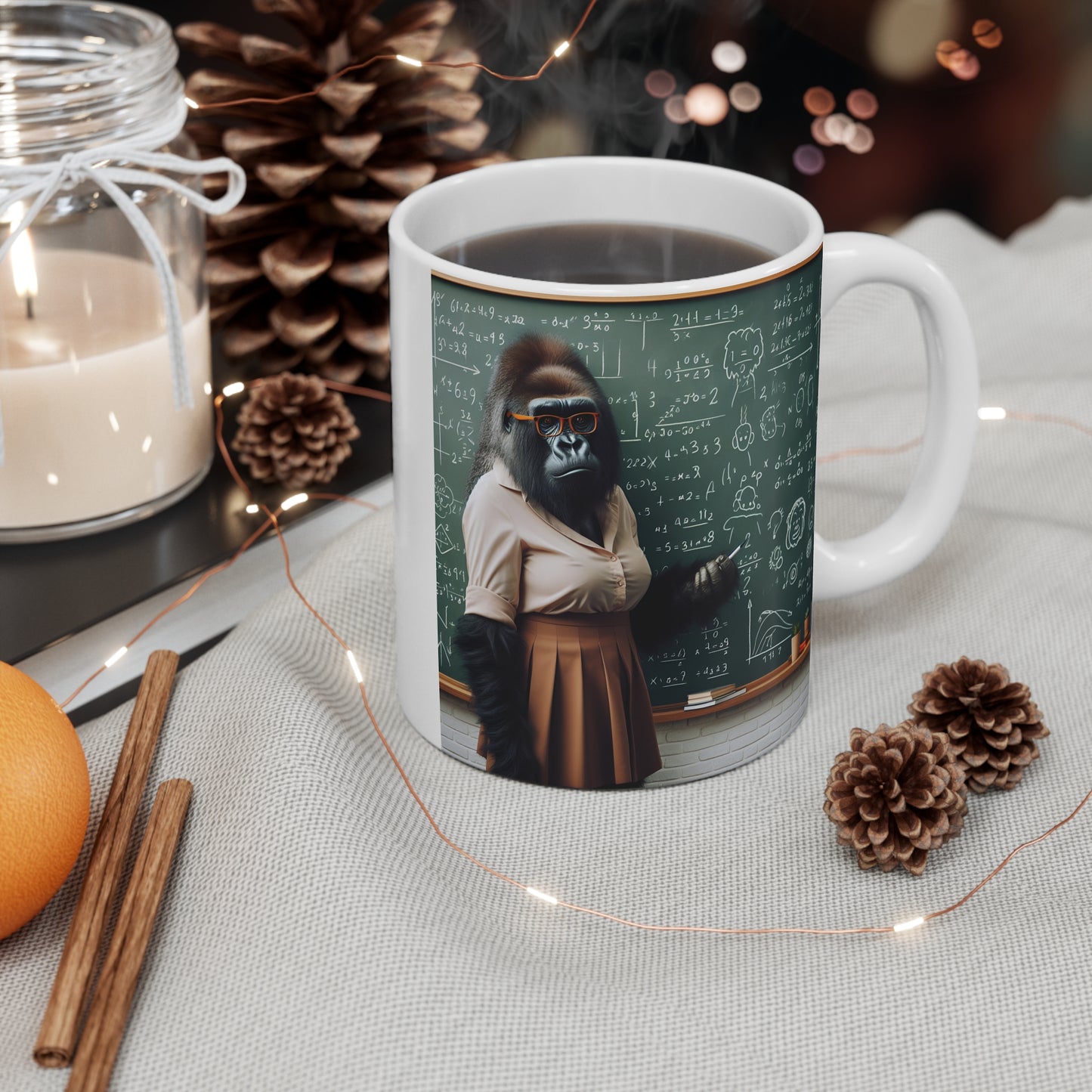 Inspired Gorilla Teacher 11oz Mug - Be Like Her