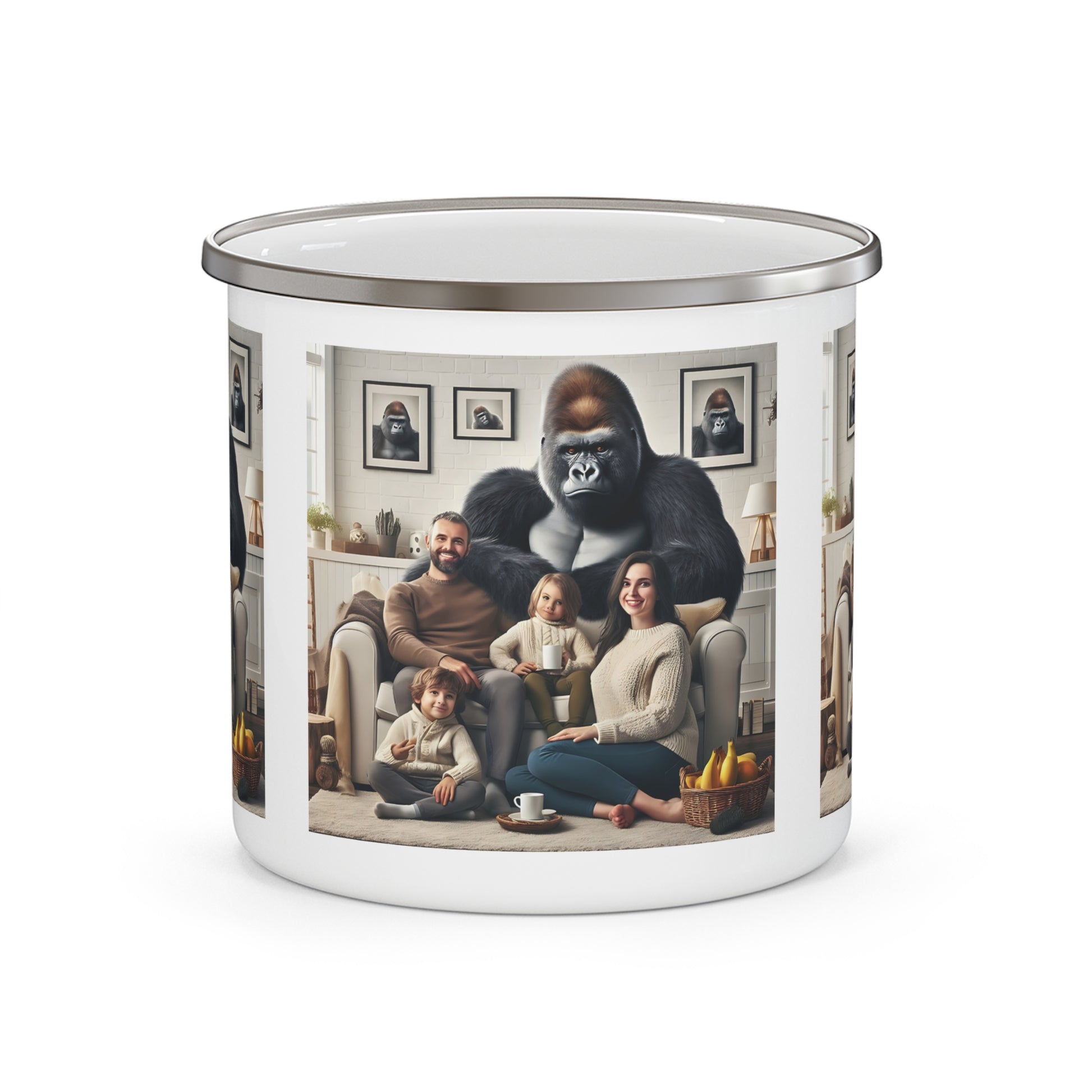 12oz Enamel Camping Mug
