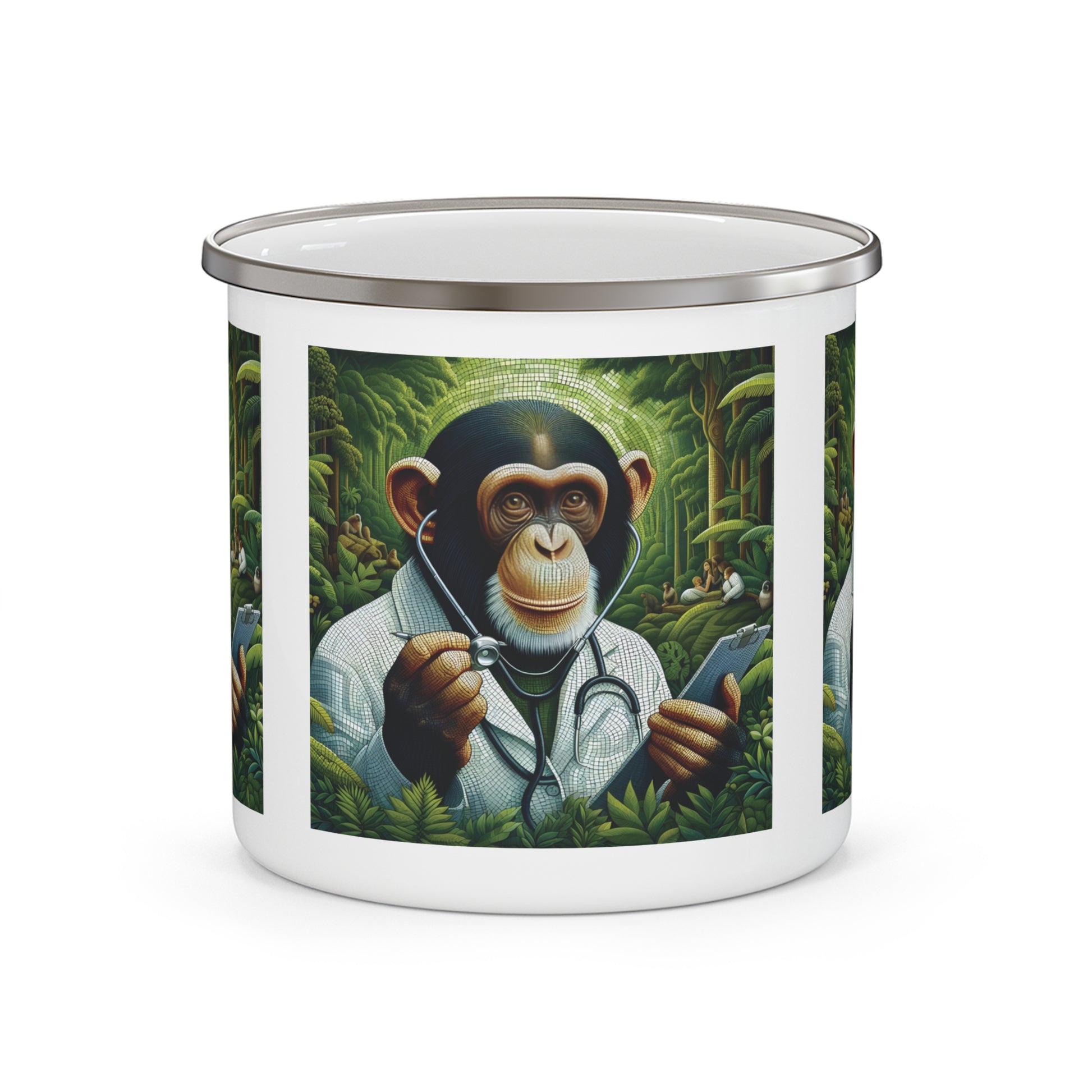 12oz Enamel Camping Mug