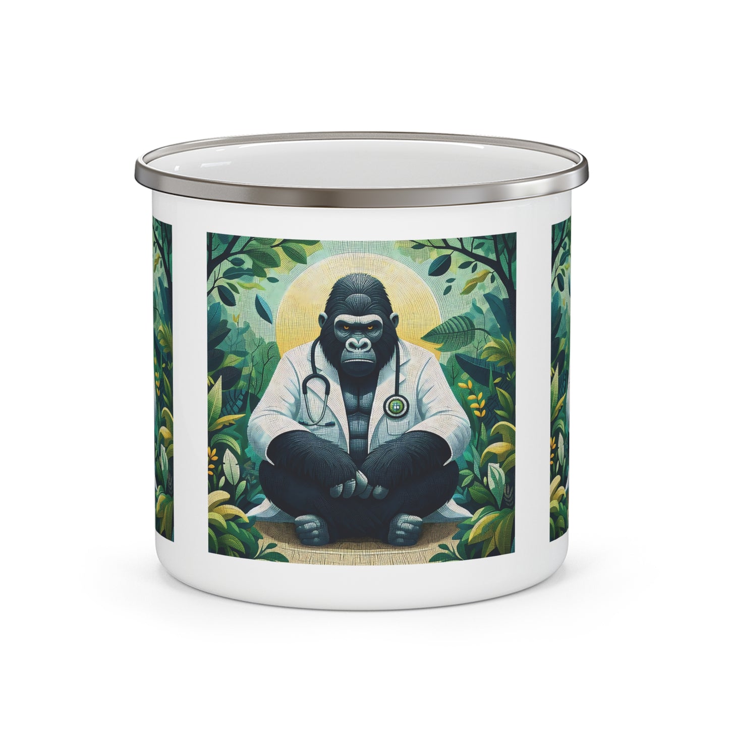 12oz Enamel Camping Mug