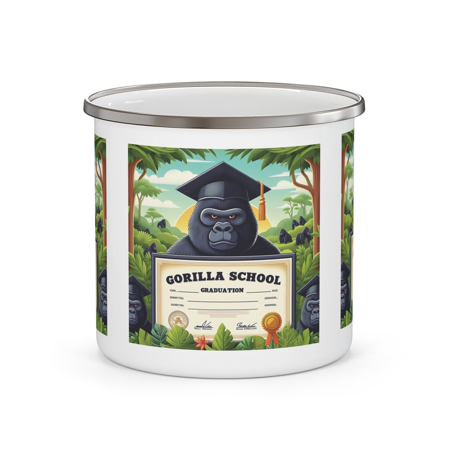 12oz Enamel Camping Mug