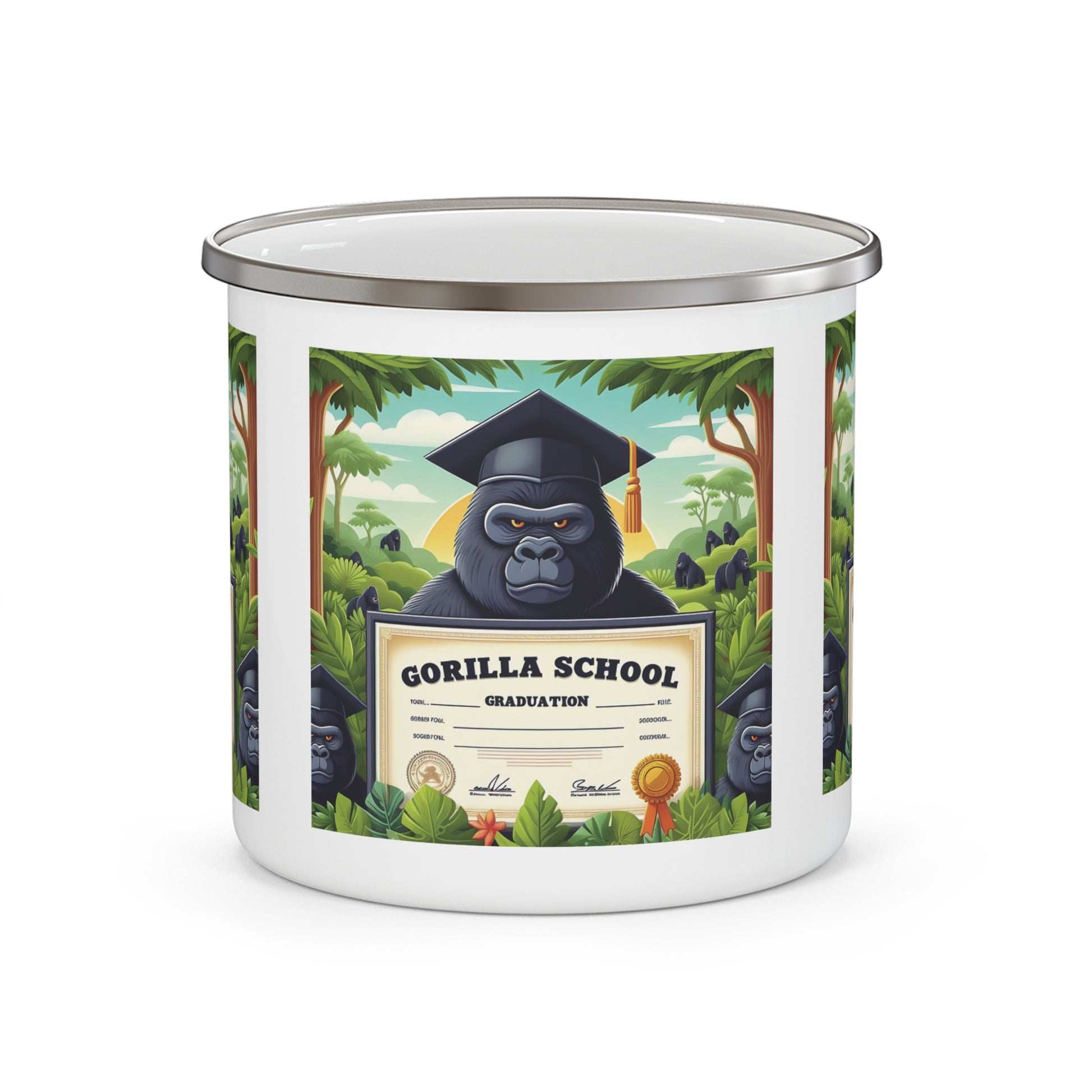 12oz Enamel Camping Mug