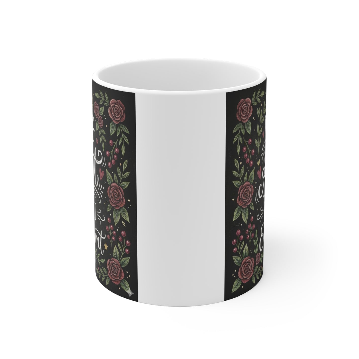Cute aunt coffee mug with colorful floral pattern and loving message, perfect birthday or Christmas gift for auntie
